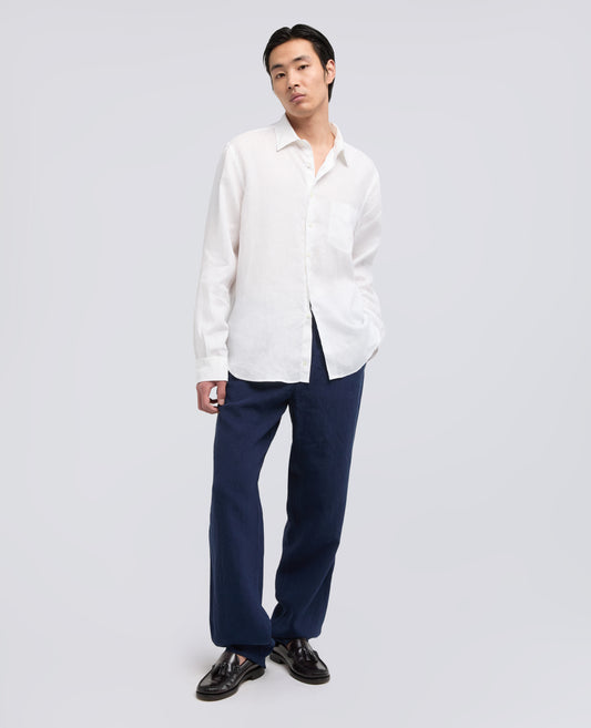CAMICIA IN CHAMBRAY GIAPPONESE - BIANCO - ASPESI