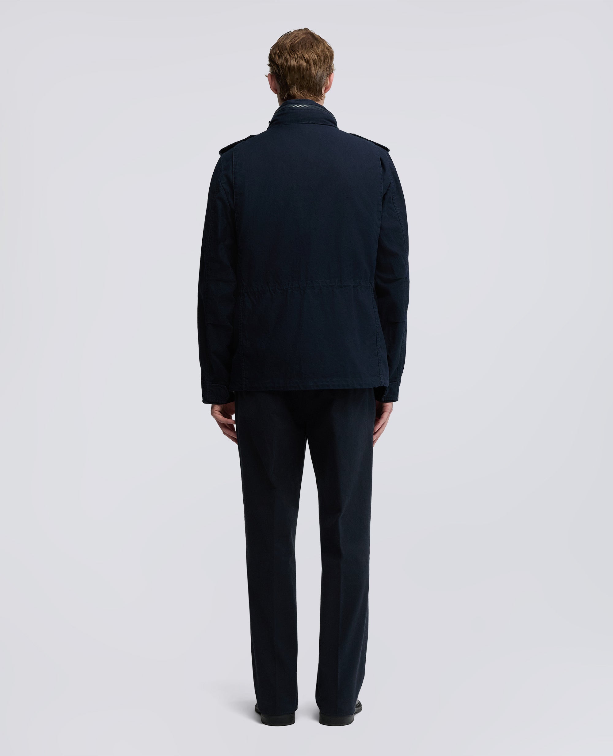 MINI FIELD JACKET IN GABARDINA DI COTONE - BLU - ASPESI