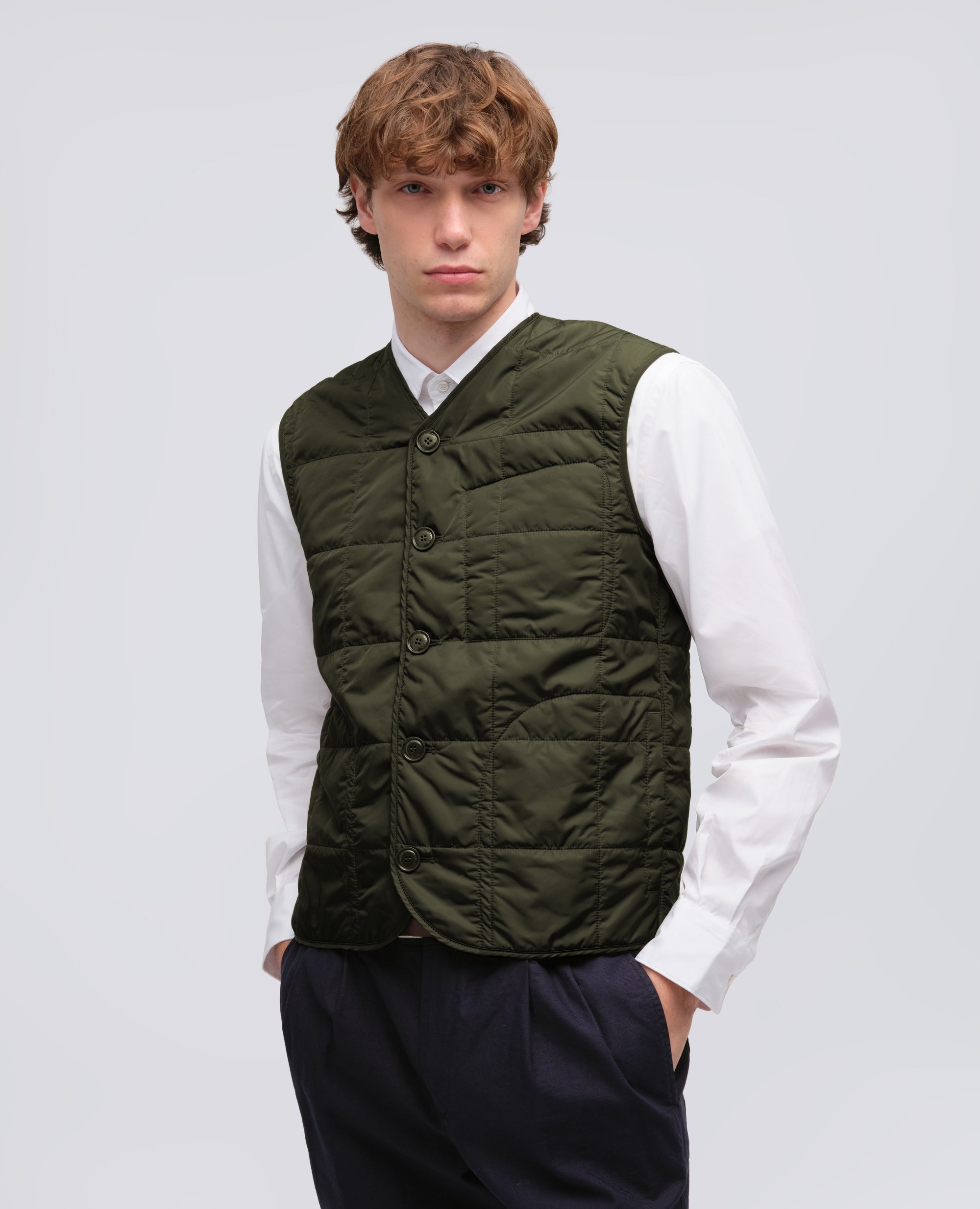 MINI FIELD JACKET IN GABARDINA DI COTONE - VERDE - ASPESI