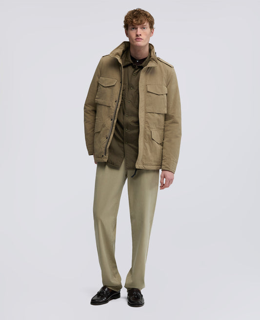 MINI FIELD JACKET COT IN TELA DI MISTO COTONE - BEIGE - ASPESI