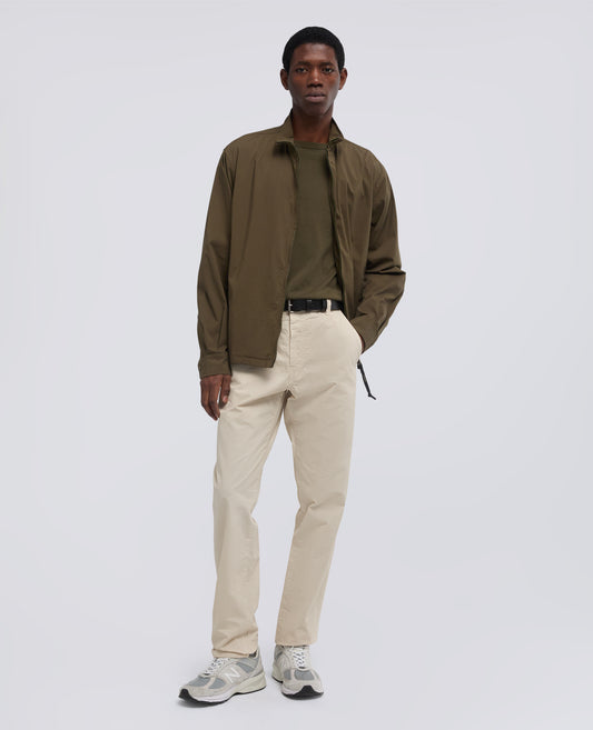 GIUBBOTTO KONG IN POPELINE DI COTONE NYLON STRETCH - VERDE - ASPESI
