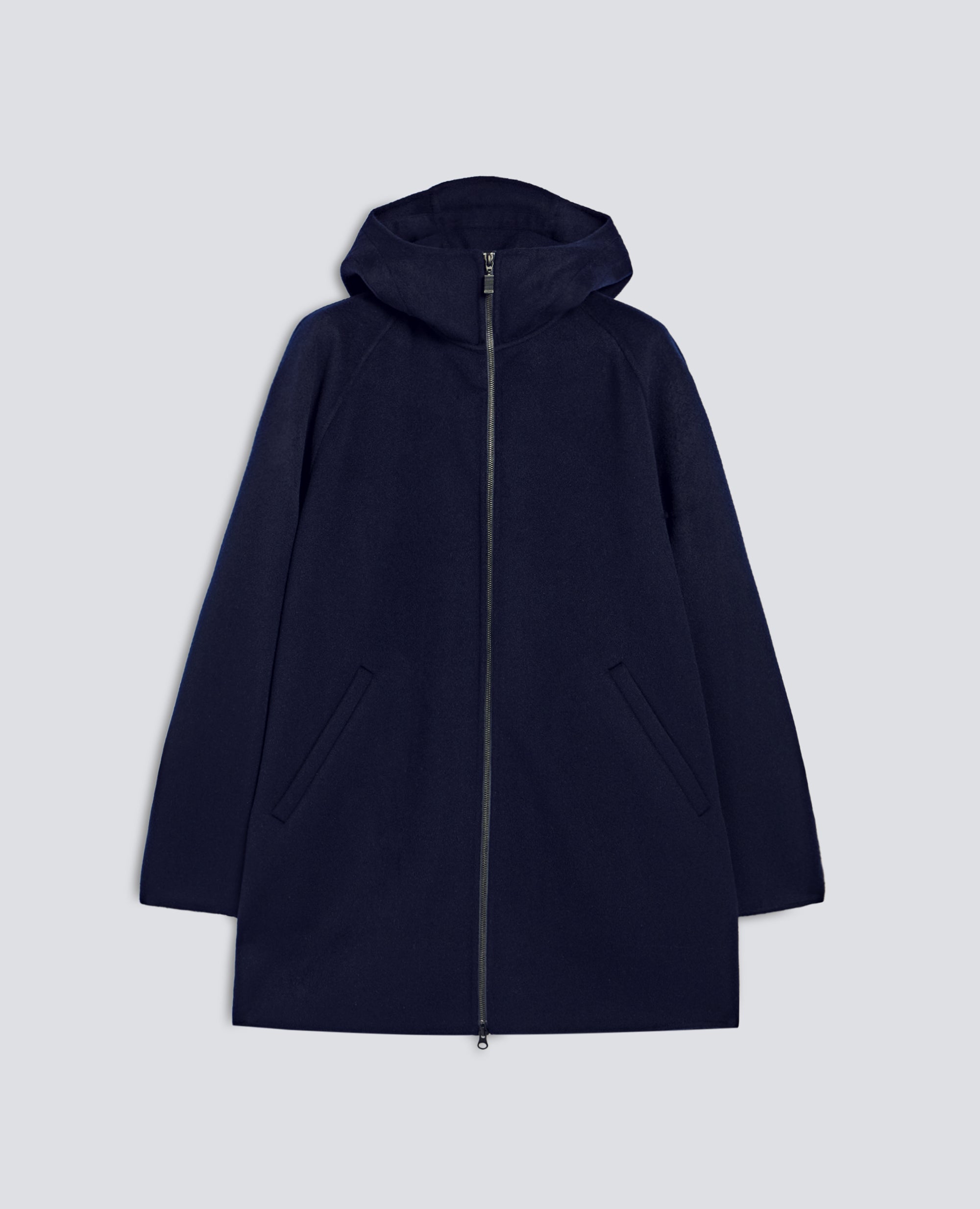 SUPER-DOPPEL-WOLLJACKE - BLU - ASPESI