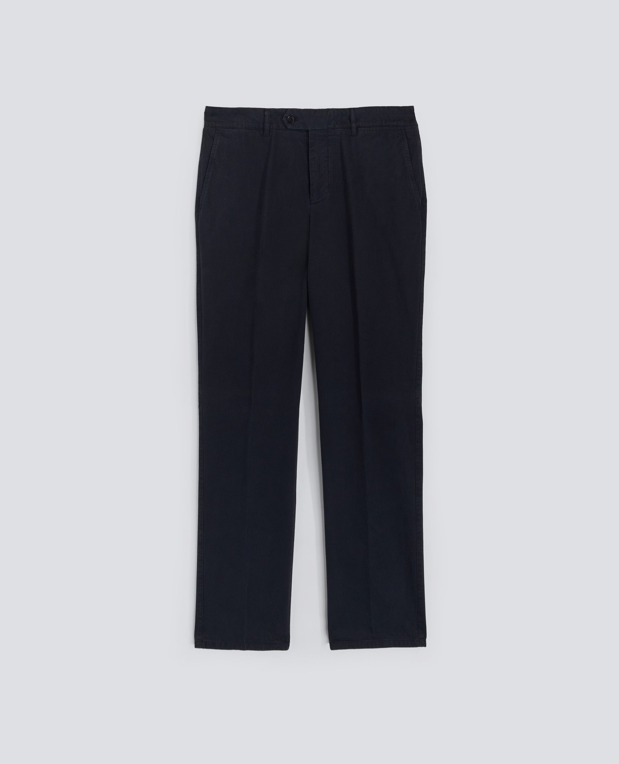PANTALONE NEW HERMAN IN GABARDINA DI COTONE - BLU - ASPESI