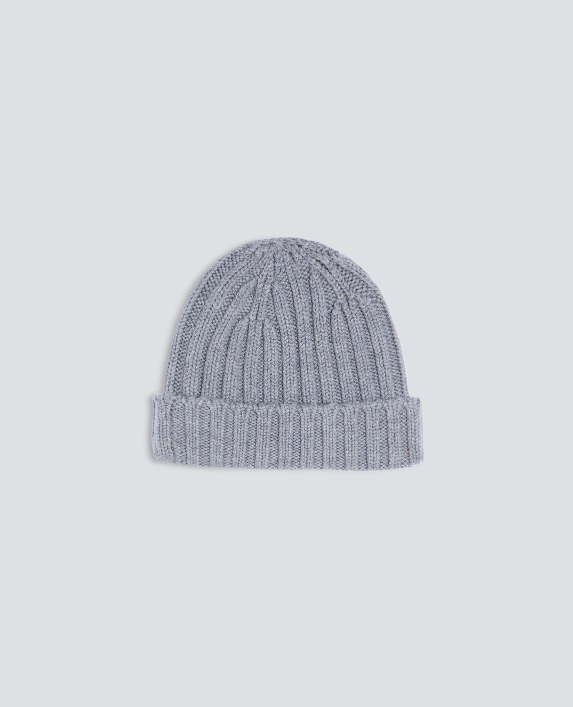 GORRA DE LANA A RAYAS - GRIGIO - ASPESI