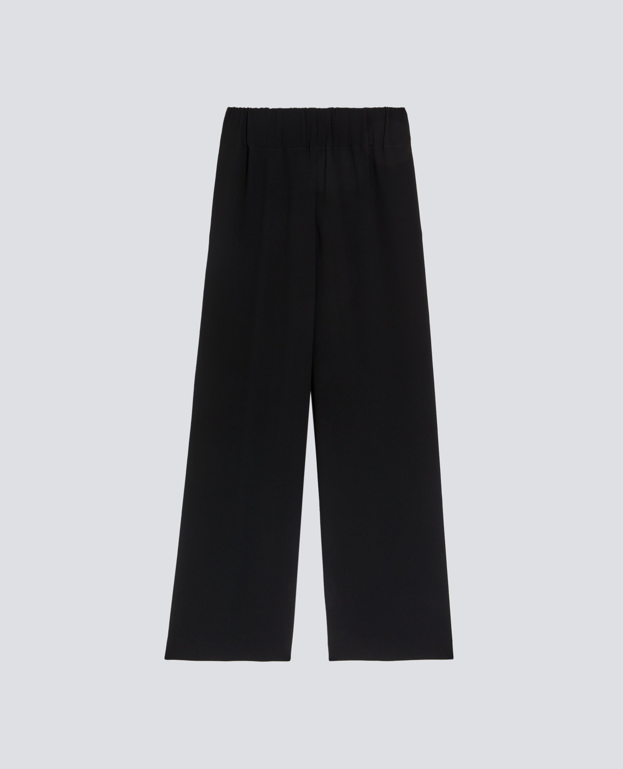 PANTALONE MOD.0112 IN TRIACETATO E POLIESTERE - NERO - ASPESI