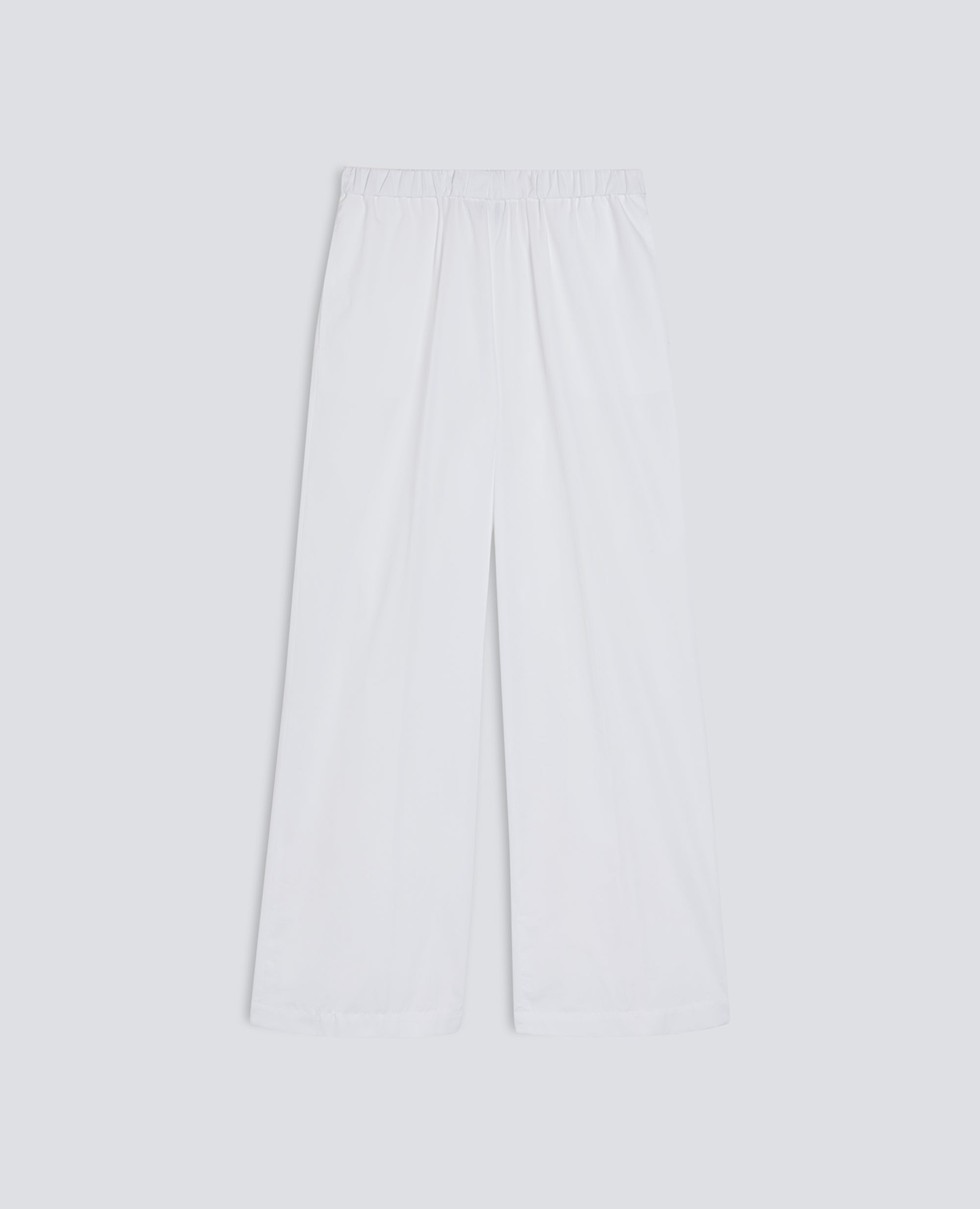 PANTALONE MOD.0128 IN POPELINE DI COTONE - BIANCO - ASPESI