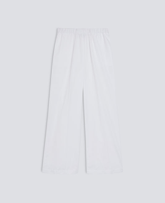 PANTALONE MOD.0128 IN POPELINE DI COTONE - BIANCO - ASPESI