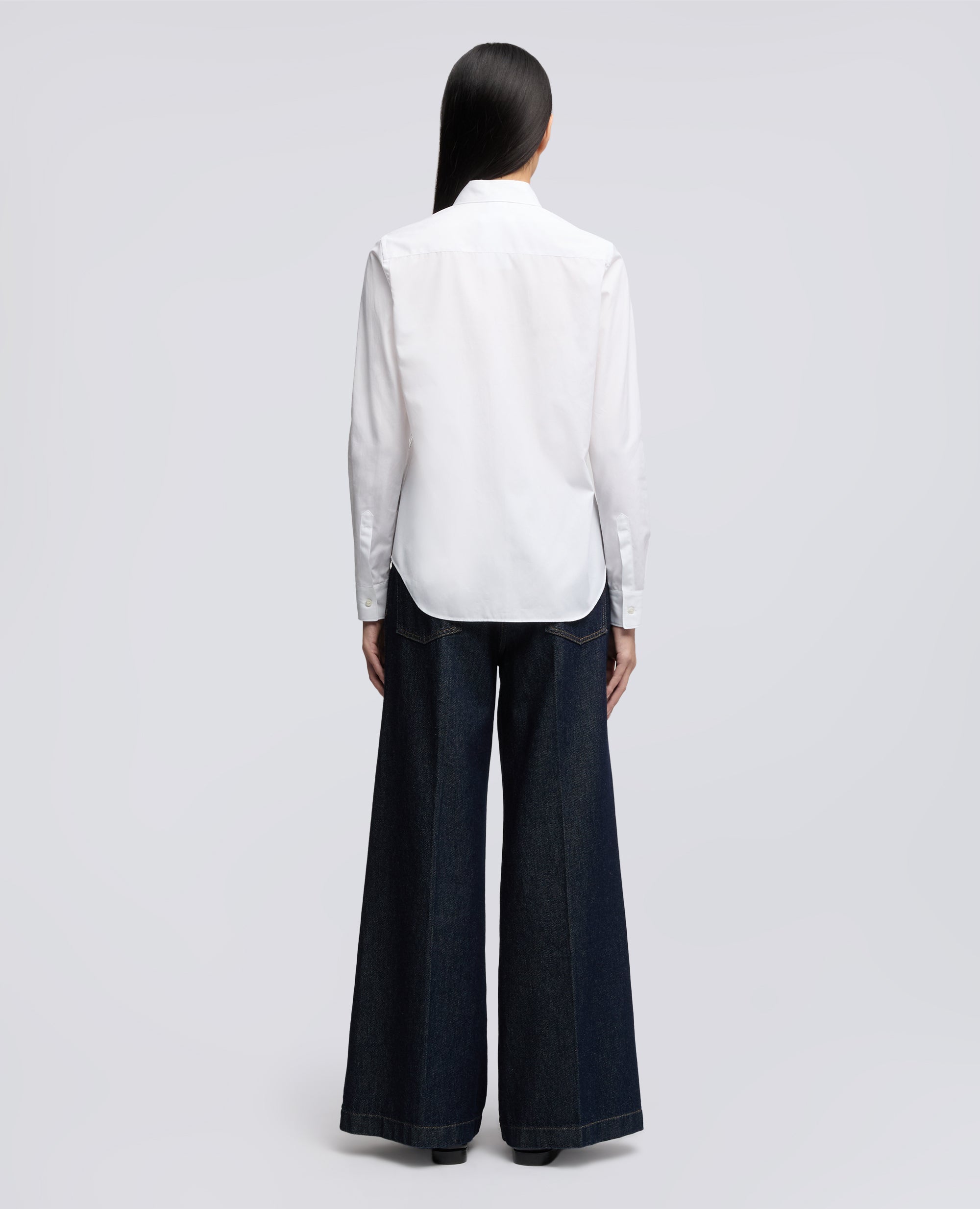 CAMICIA IN POPELINE DI COTONE - BIANCO - ASPESI