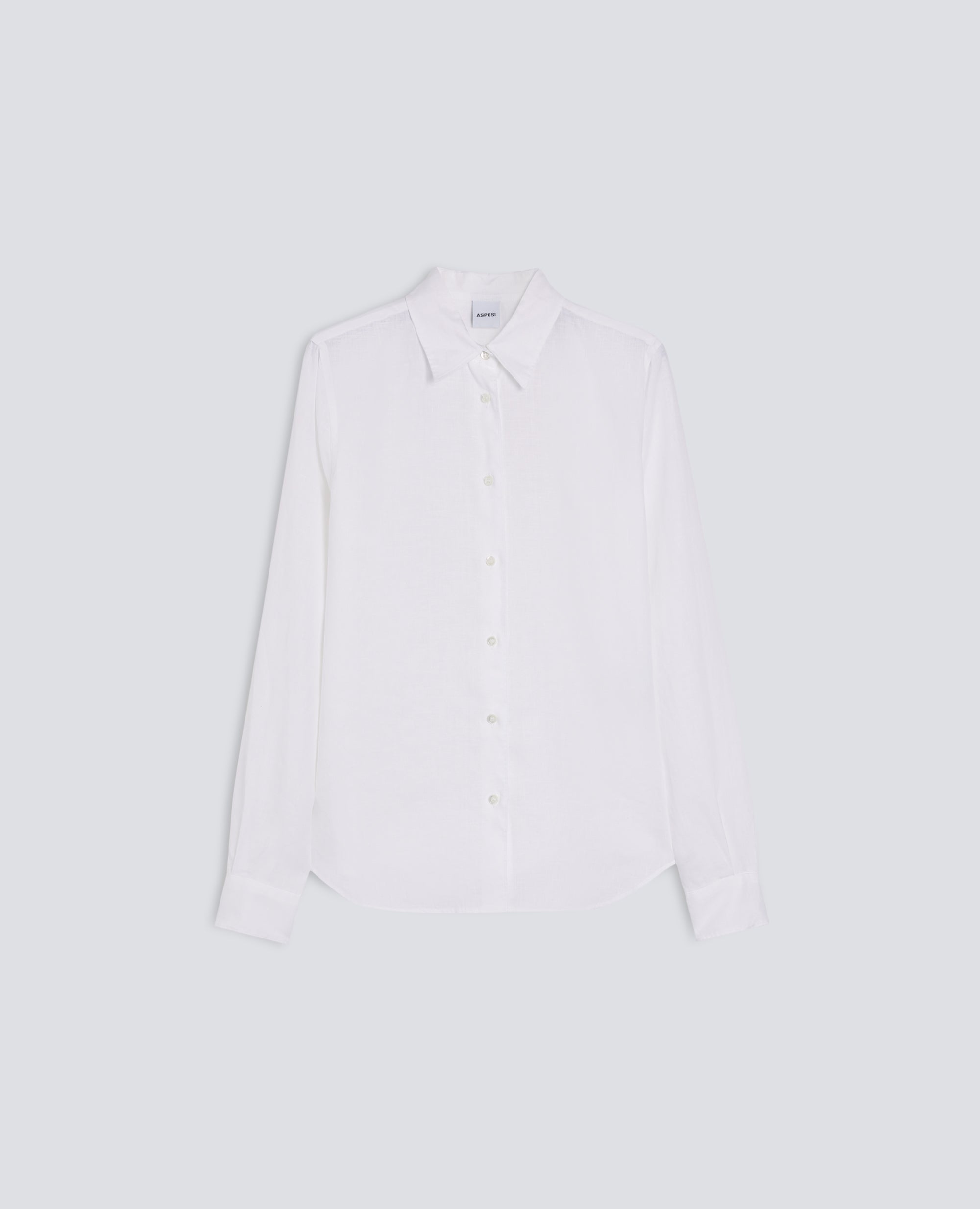 CAMICIA MOD.5422 IN LINO - BIANCO - ASPESI