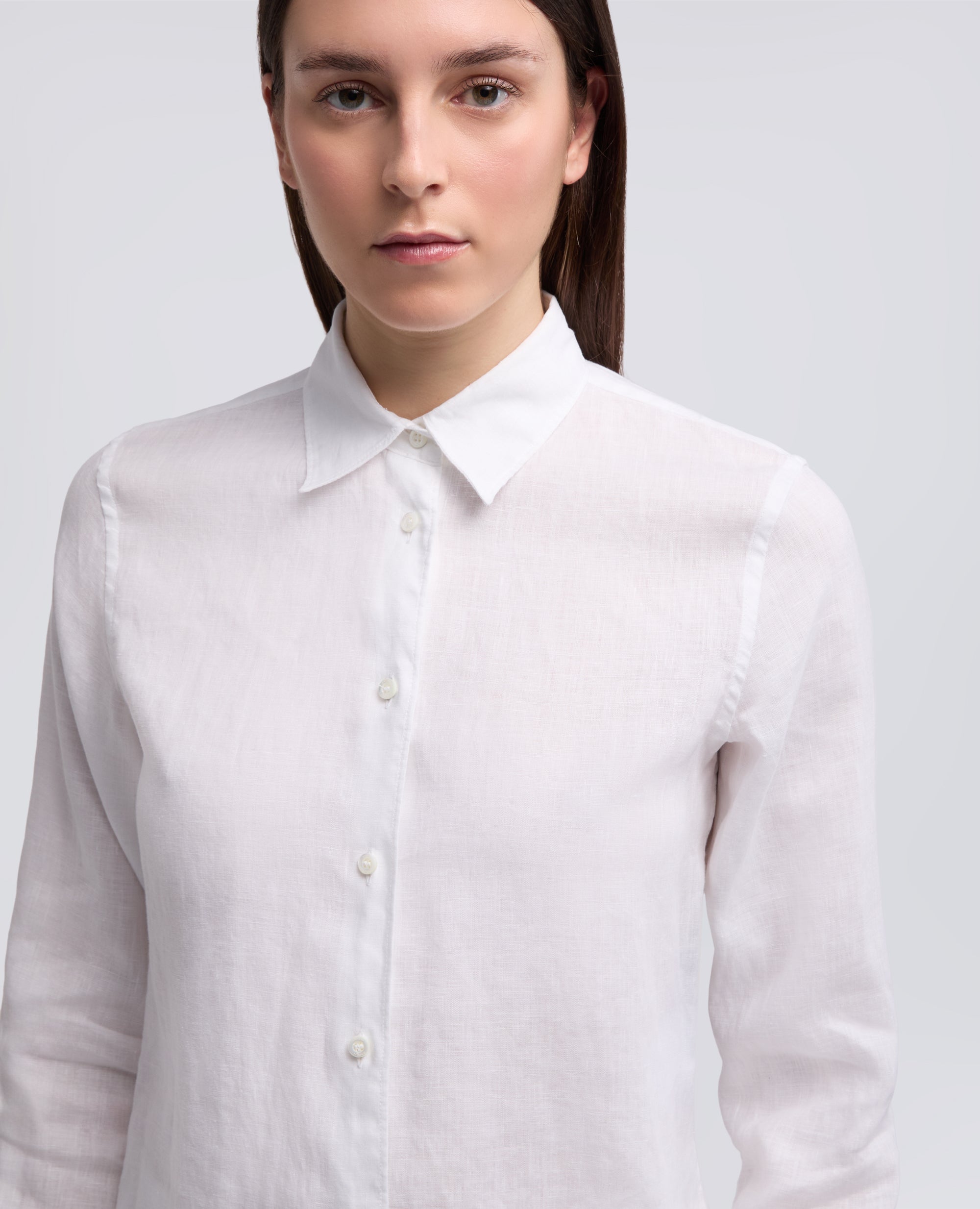 CAMICIA MOD.5422 IN LINO - BIANCO - ASPESI