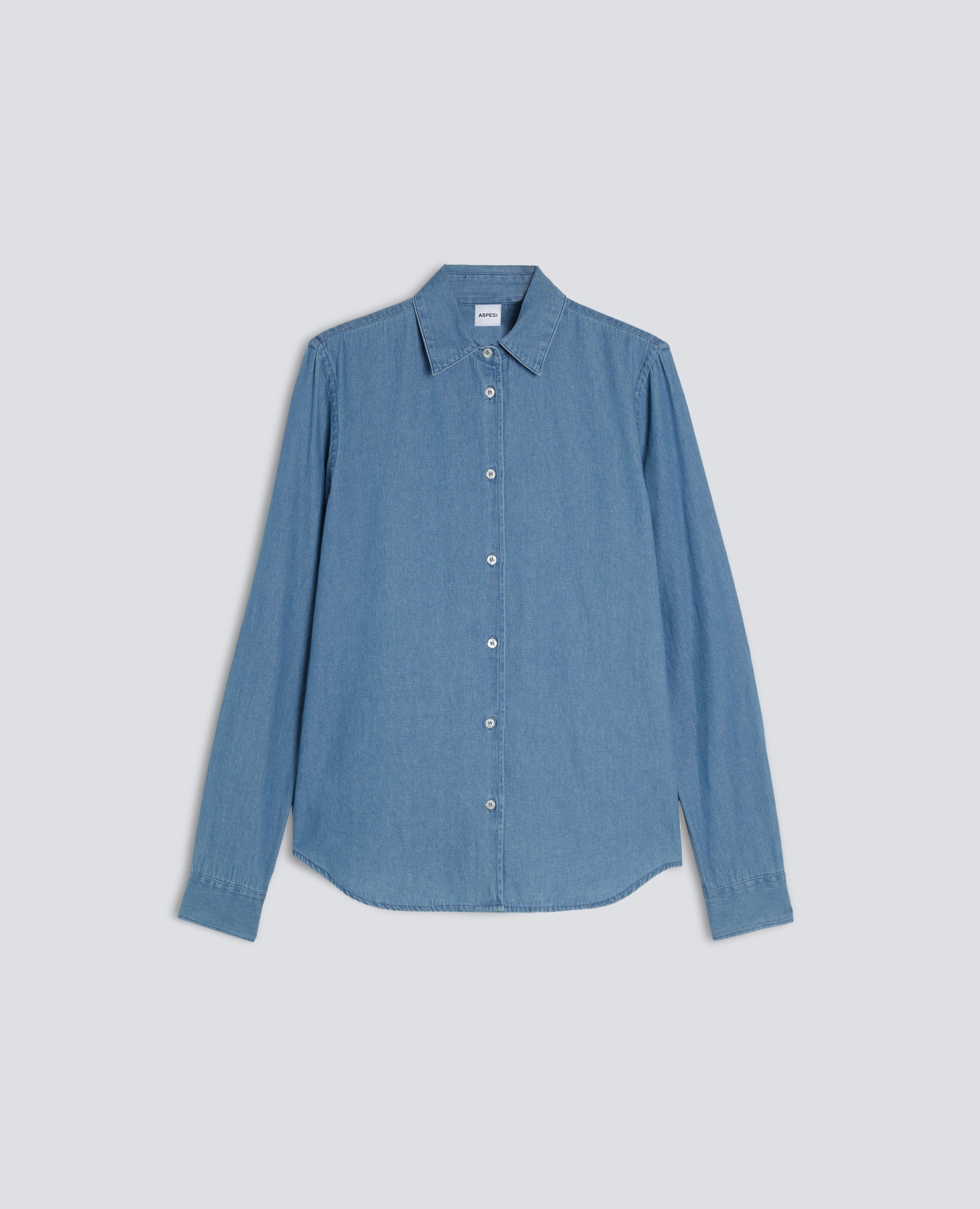 CAMICIA MOD.5422 IN DENIM DI COTONE - BLU - ASPESI