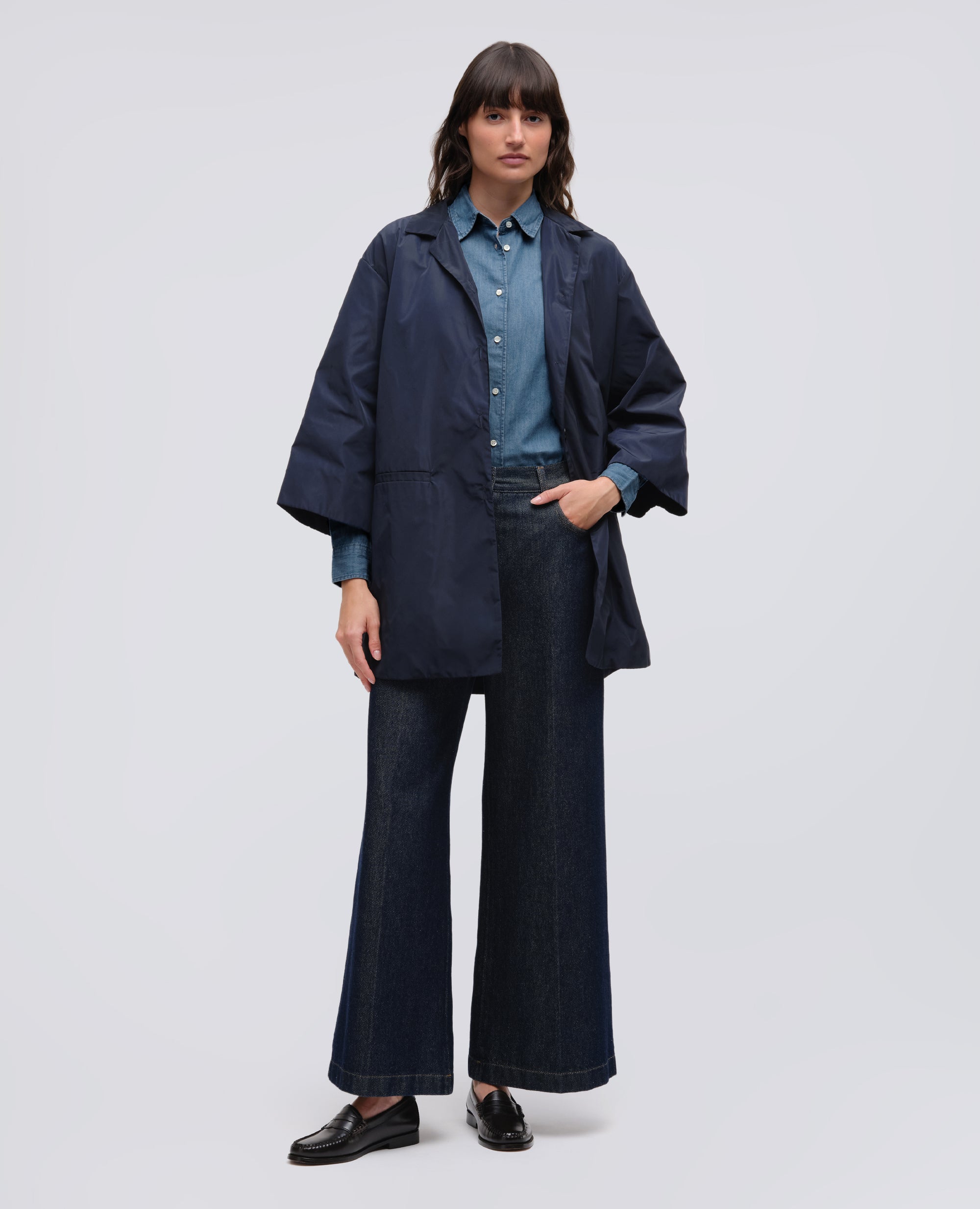 CAMICIA IN DENIM - BLU - ASPESI