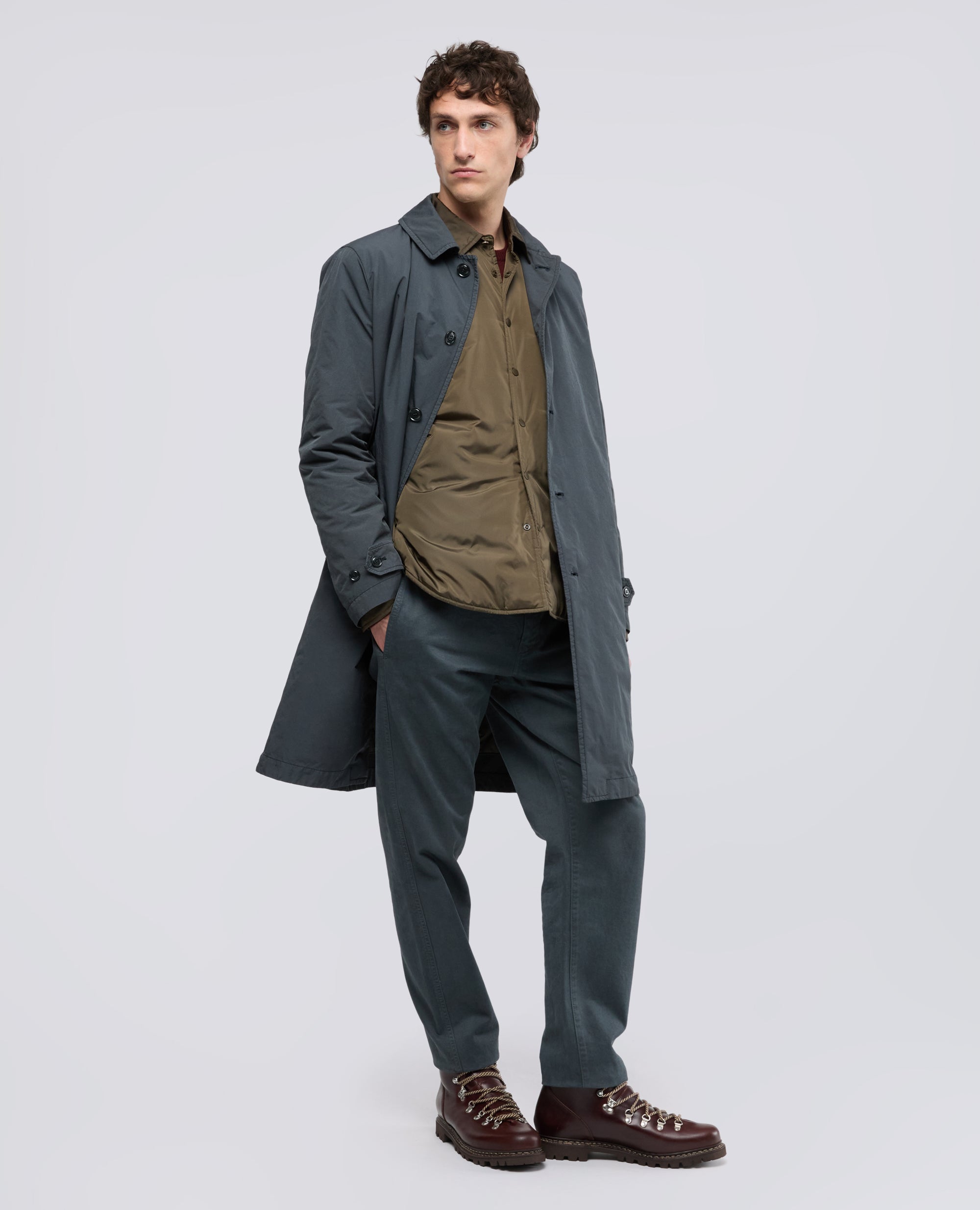 OVERSHIRT IN NYLON IDROREPELLENTE - VERDE - ASPESI