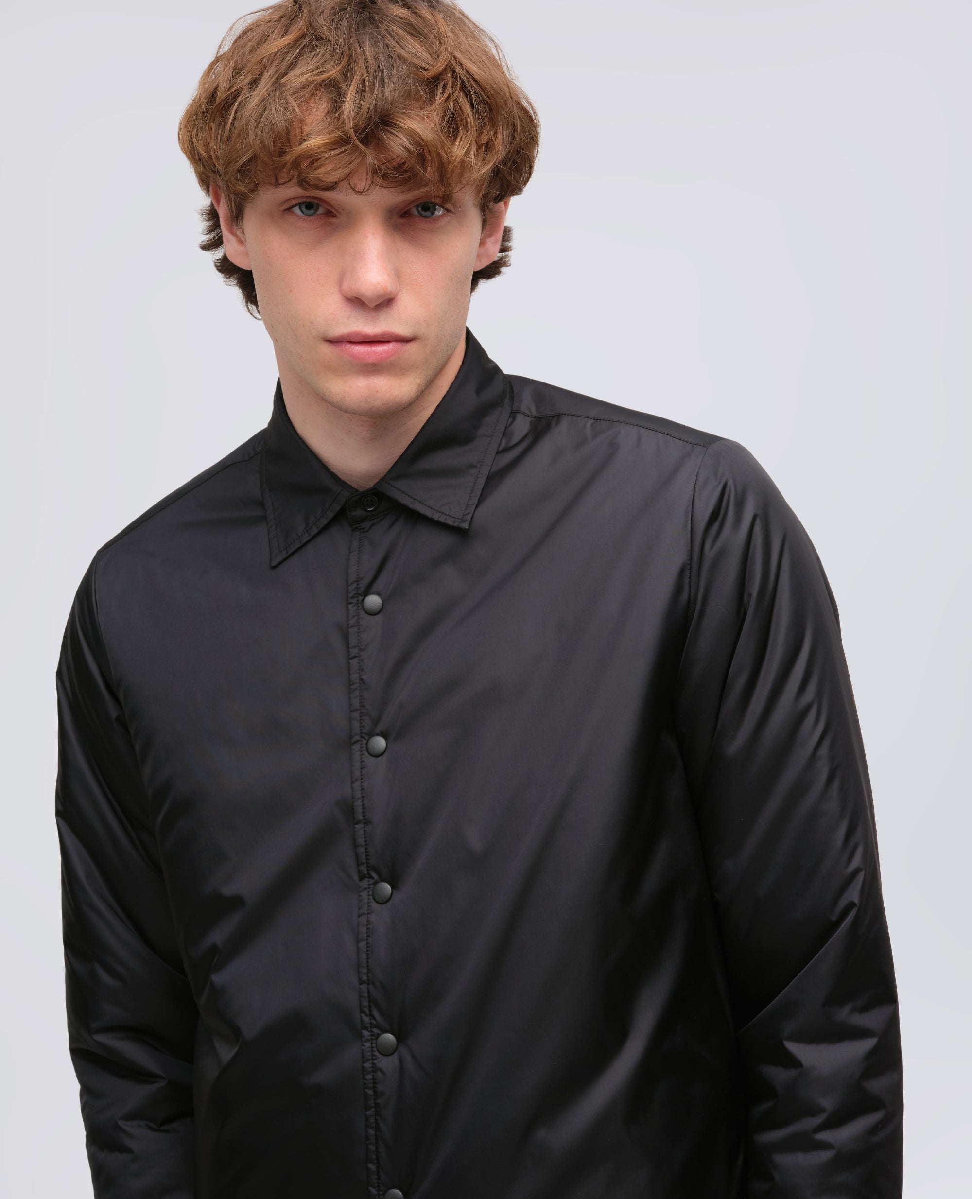 OVERSHIRT IN NYLON IDROREPELLENTE - NERO - ASPESI