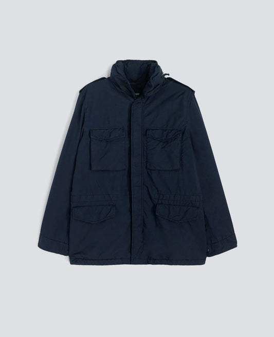 FIELD JACKET NEW CAMP IN NYLON TINTO CAPO - BLU - ASPESI
