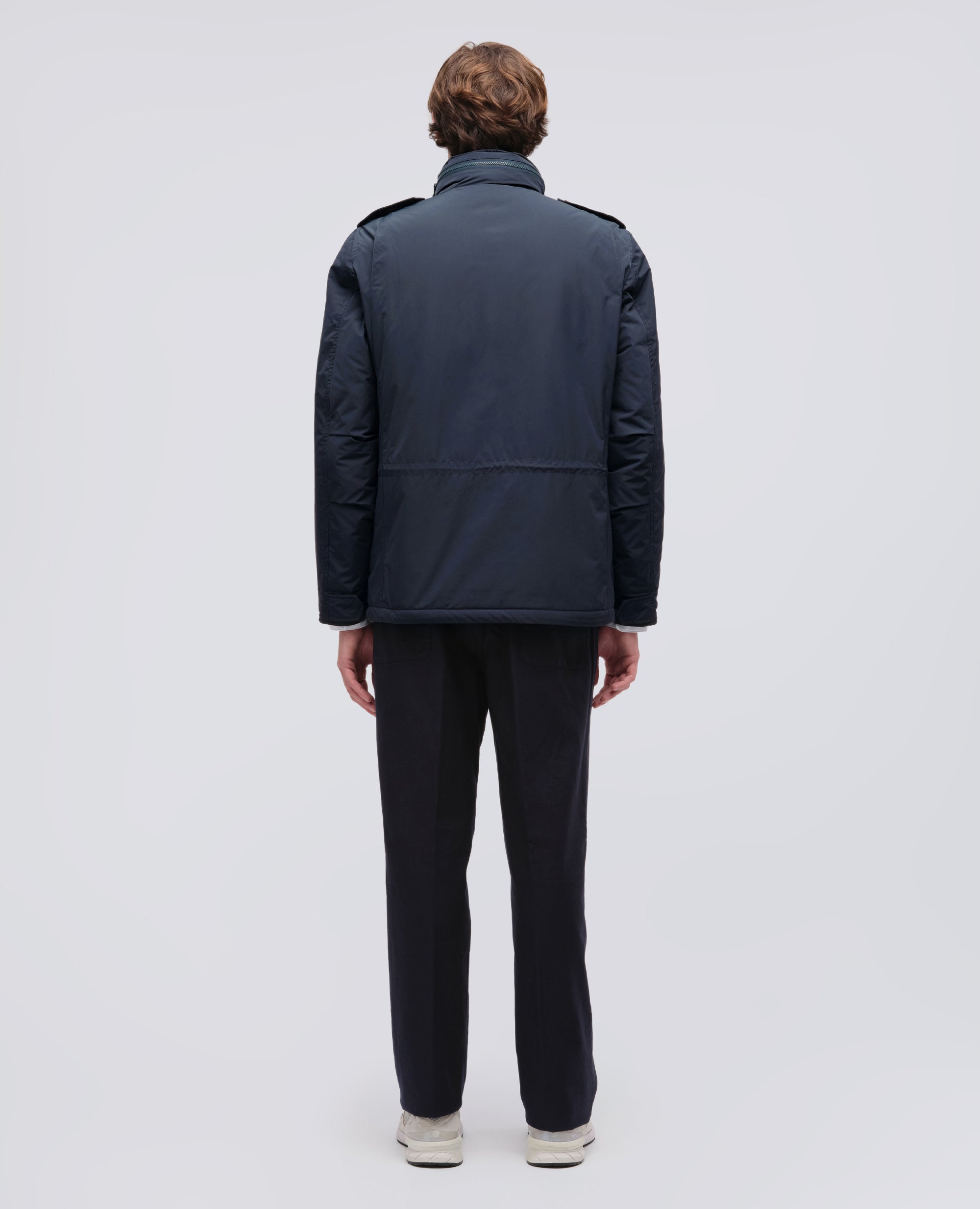 FIELD JACKET MINI FIELD WINDJACKE AUS NYLON - BLU - ASPESI