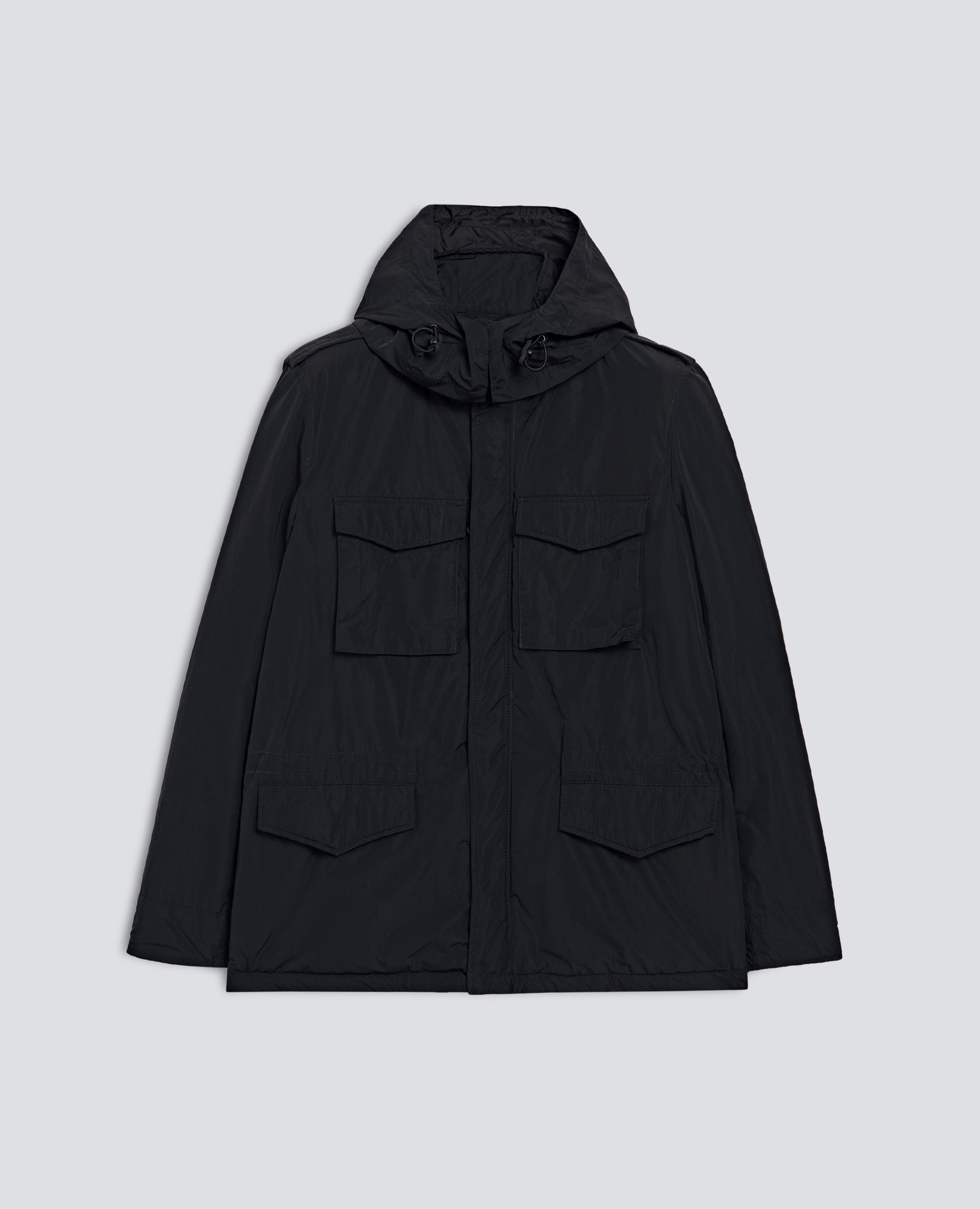FIELD JACKET MINI FIELD VENTO IN NYLON - NERO - ASPESI