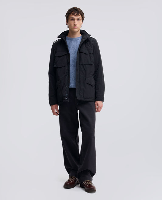 FIELD JACKET MINI FIELD VENTO IN NYLON - NERO - ASPESI