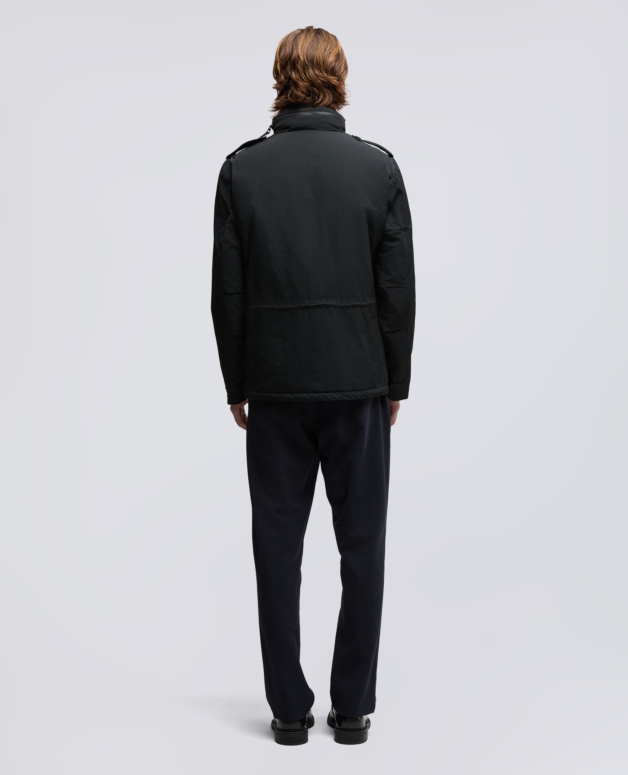 FIELD JACKET MINI FIELD VENTO IN NYLON - NERO - ASPESI