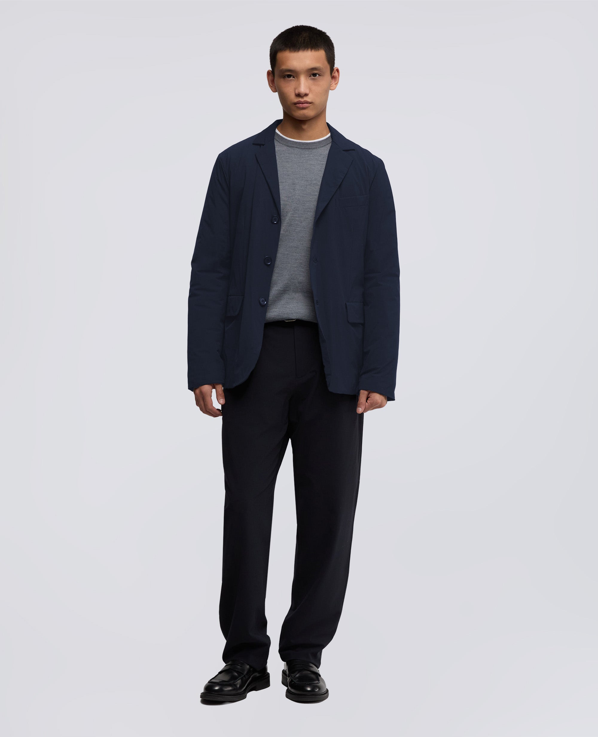 GIACCA IN NYLON - BLU - ASPESI
