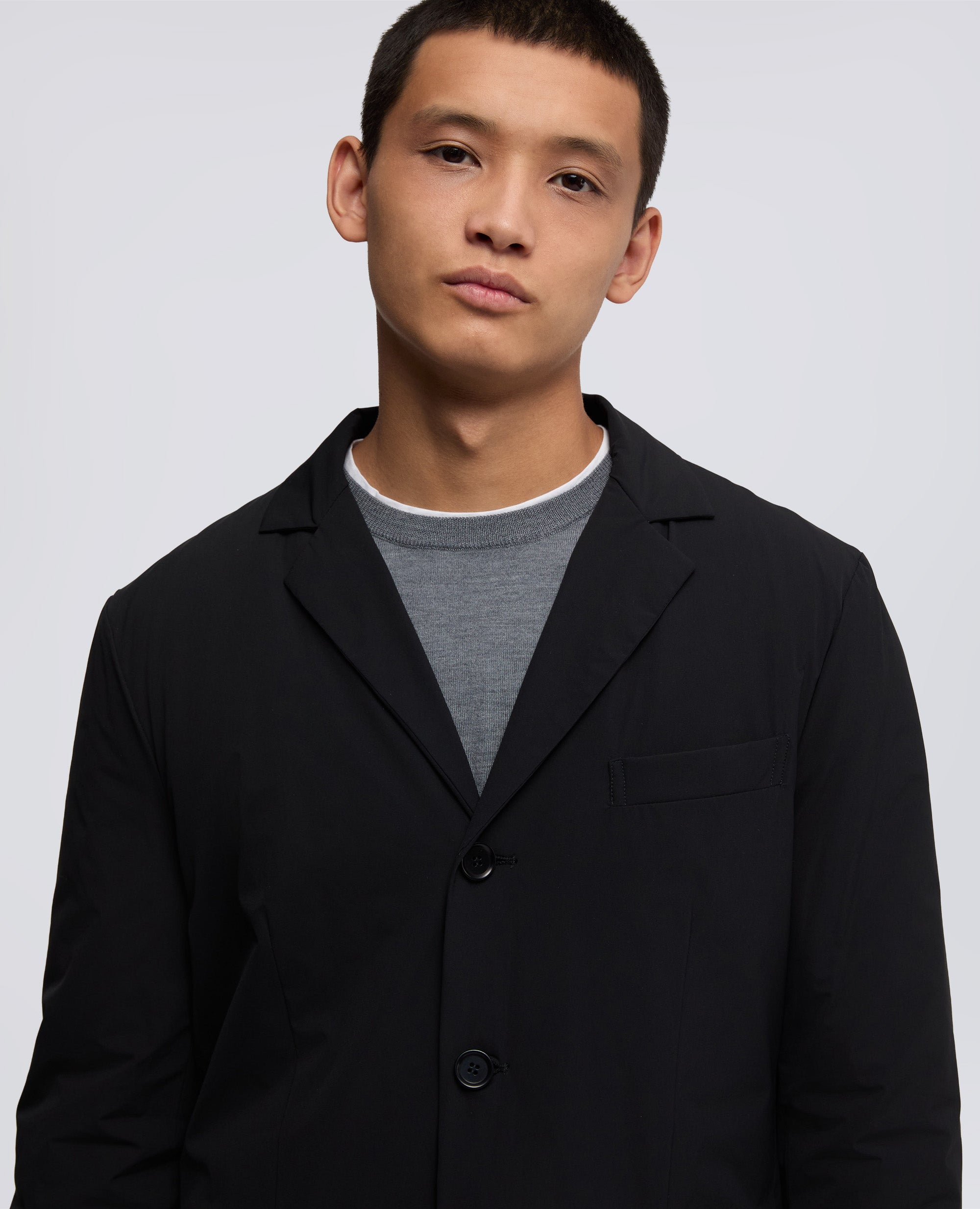 GIACCA IN NYLON - NERO - ASPESI
