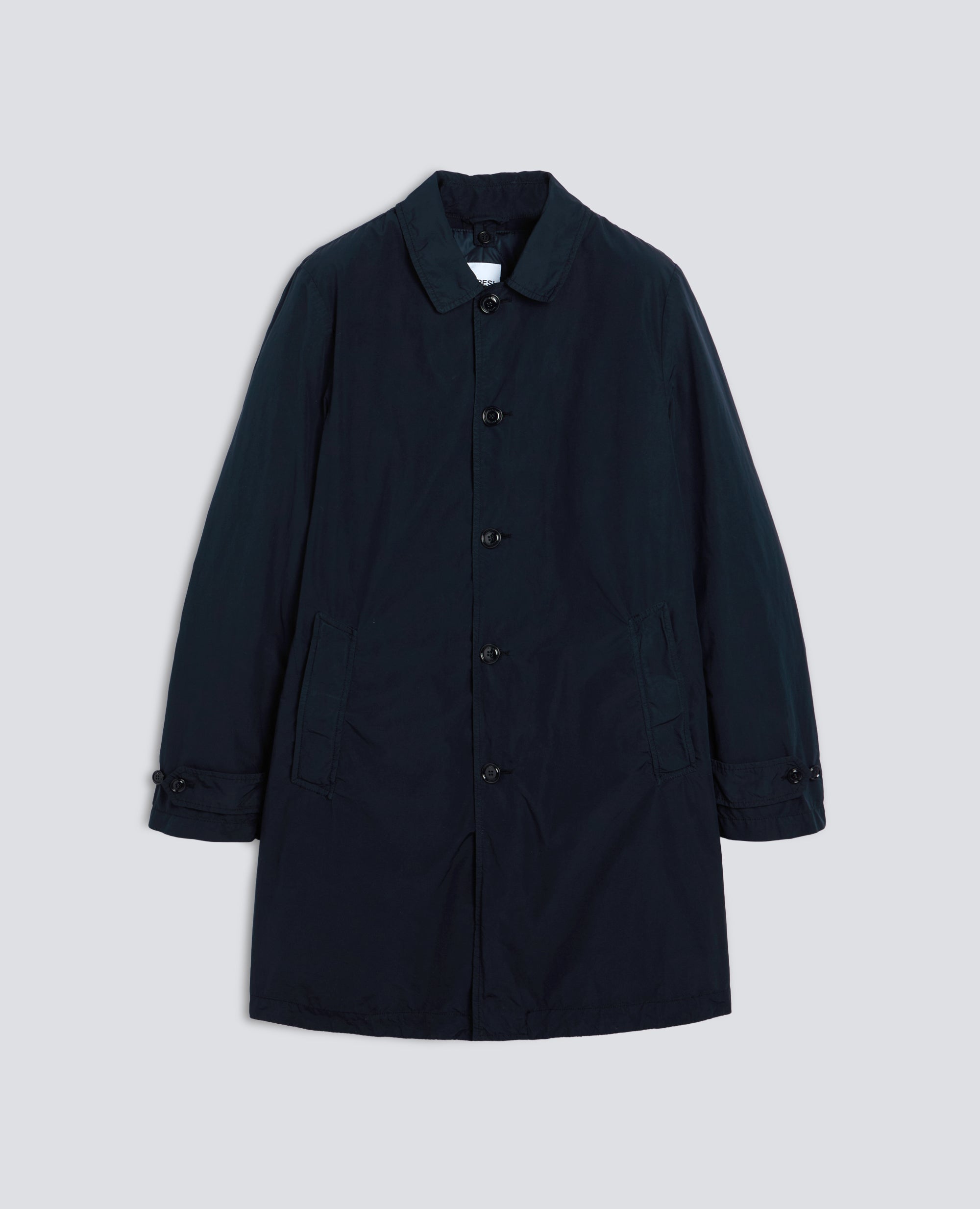 IMPERMEABILE IN POLIESTERE E NYLON COMPATTO - BLU - ASPESI