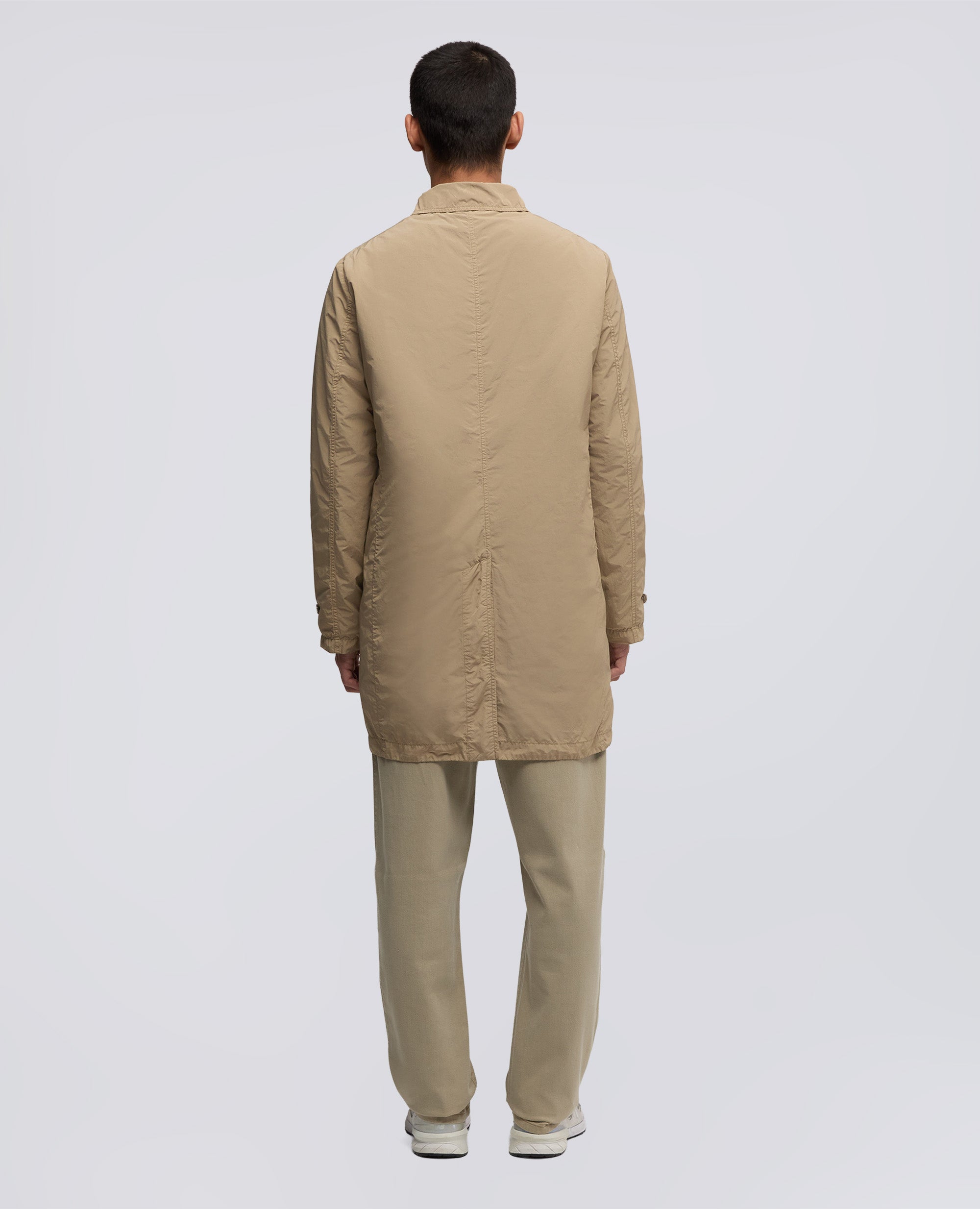 IMPERMEABLE EN POLYESTER ET NYLON COMPACT - BEIGE - ASPESI