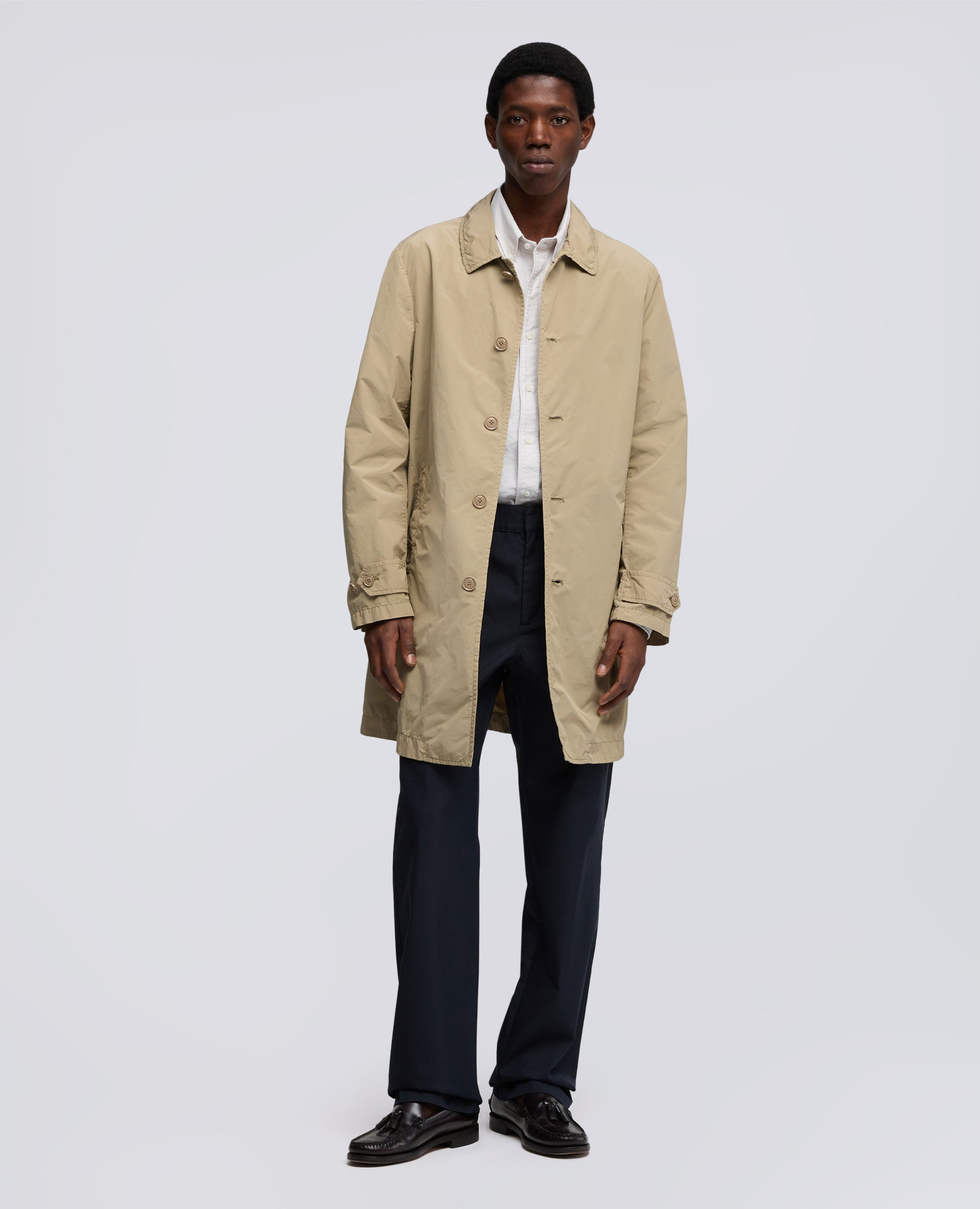 CHUECO DE POLIESTER Y NYLON COMPACTO - BEIGE - ASPESI