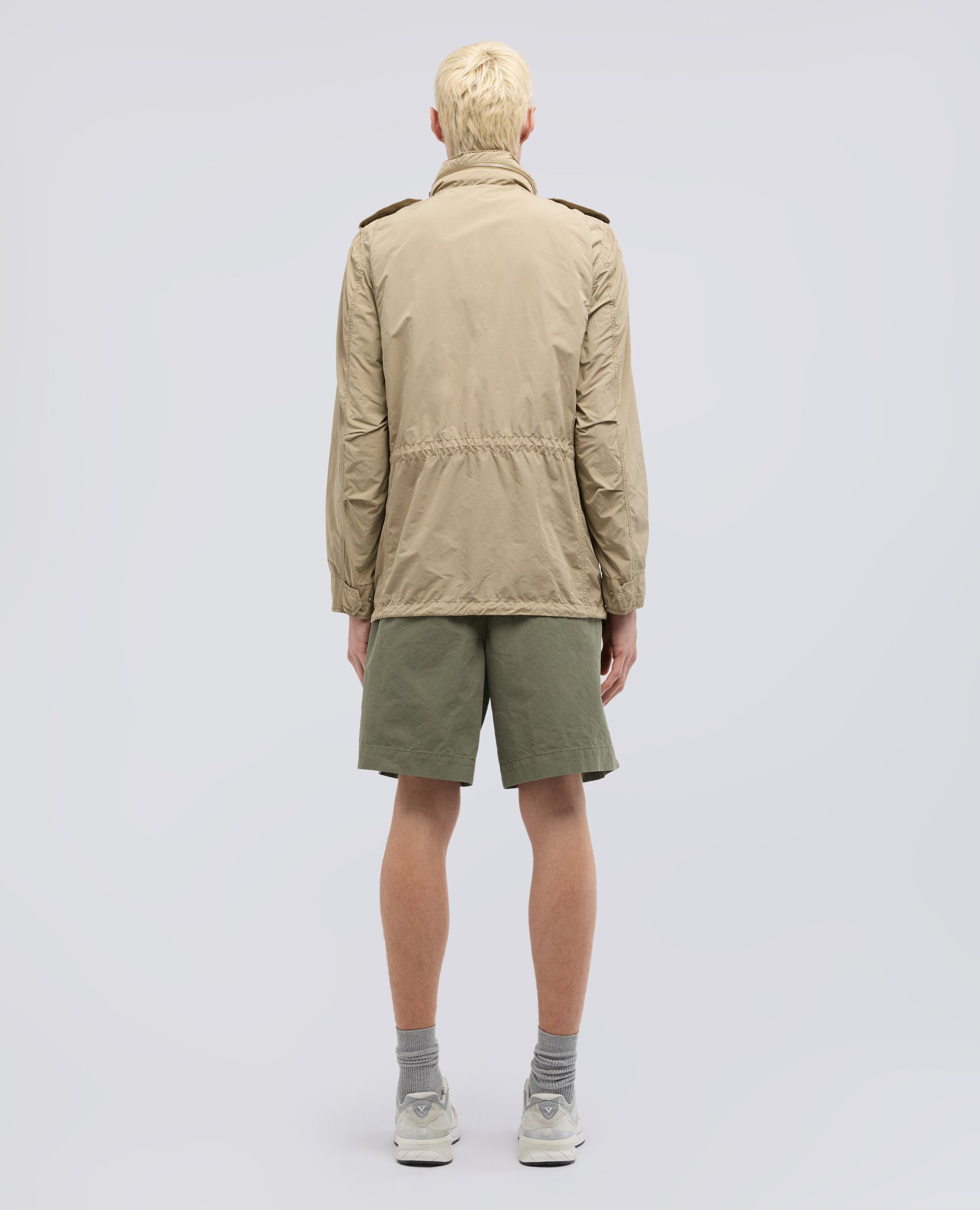 GIUBBOTTO 65 REPLICA IN POLIESTERE E NYLON COMPATTO - BEIGE - ASPESI
