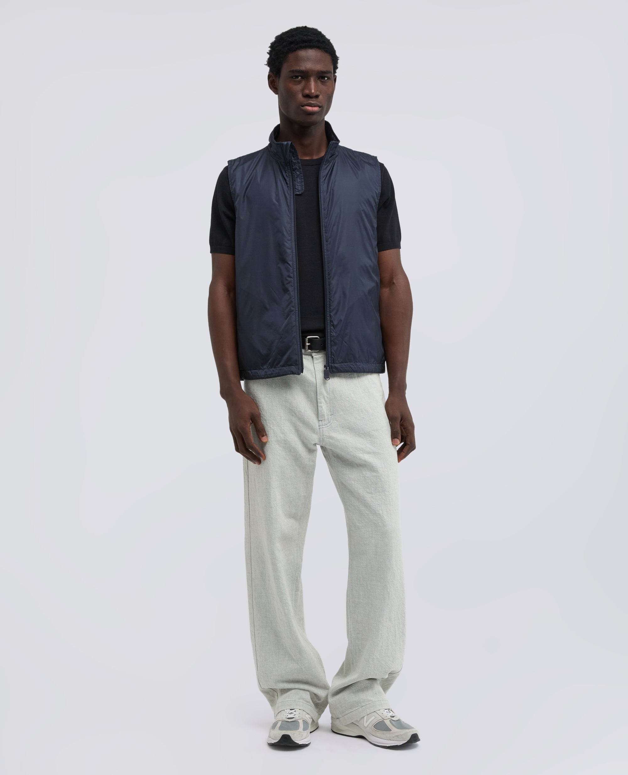 GILET VERNES IN NYLON - BLU - ASPESI