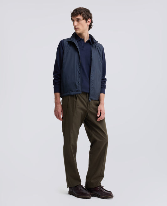 GILET VERNES IN NYLON - BLU - ASPESI