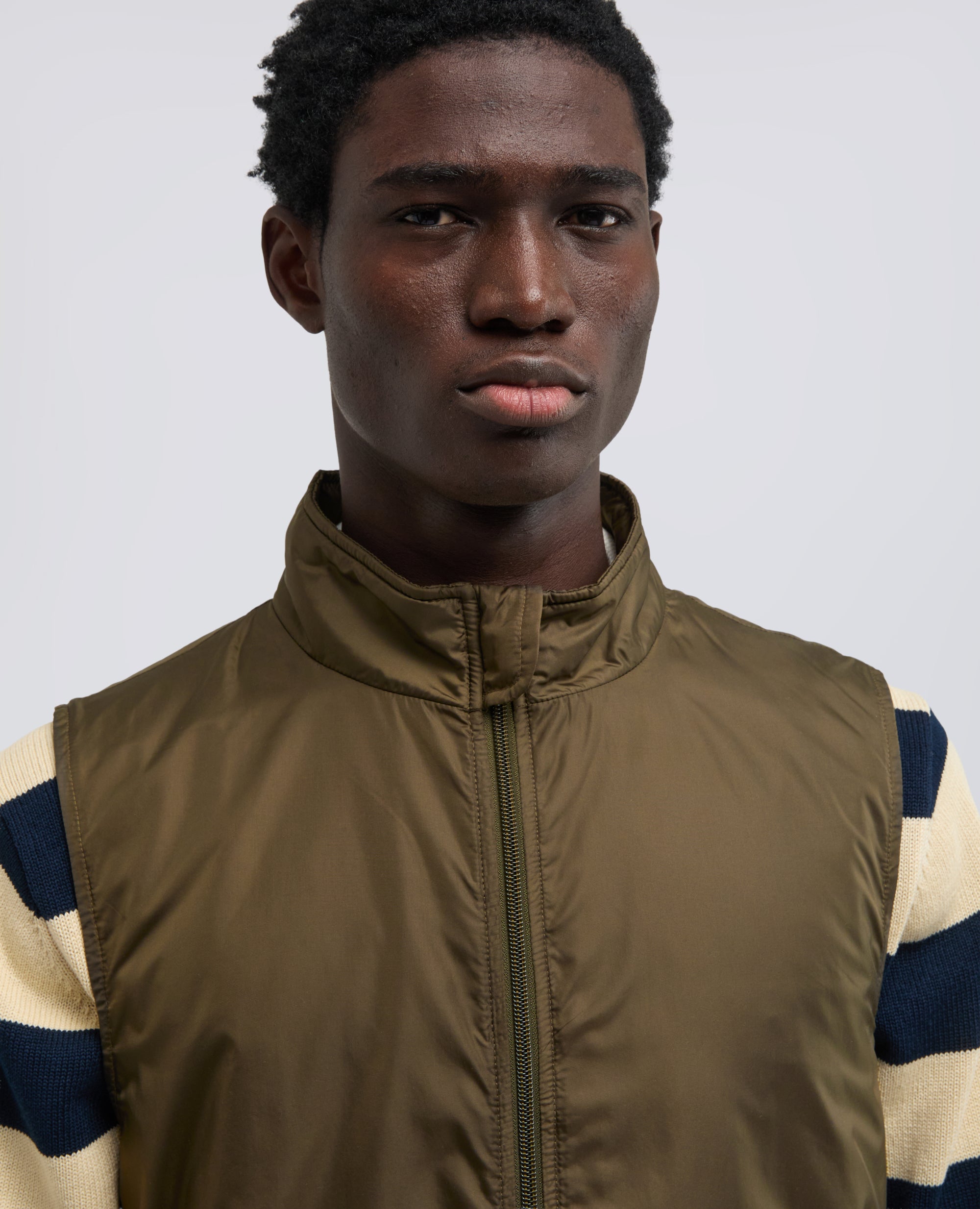 GILET VERNES IN NYLON - VERDE - ASPESI
