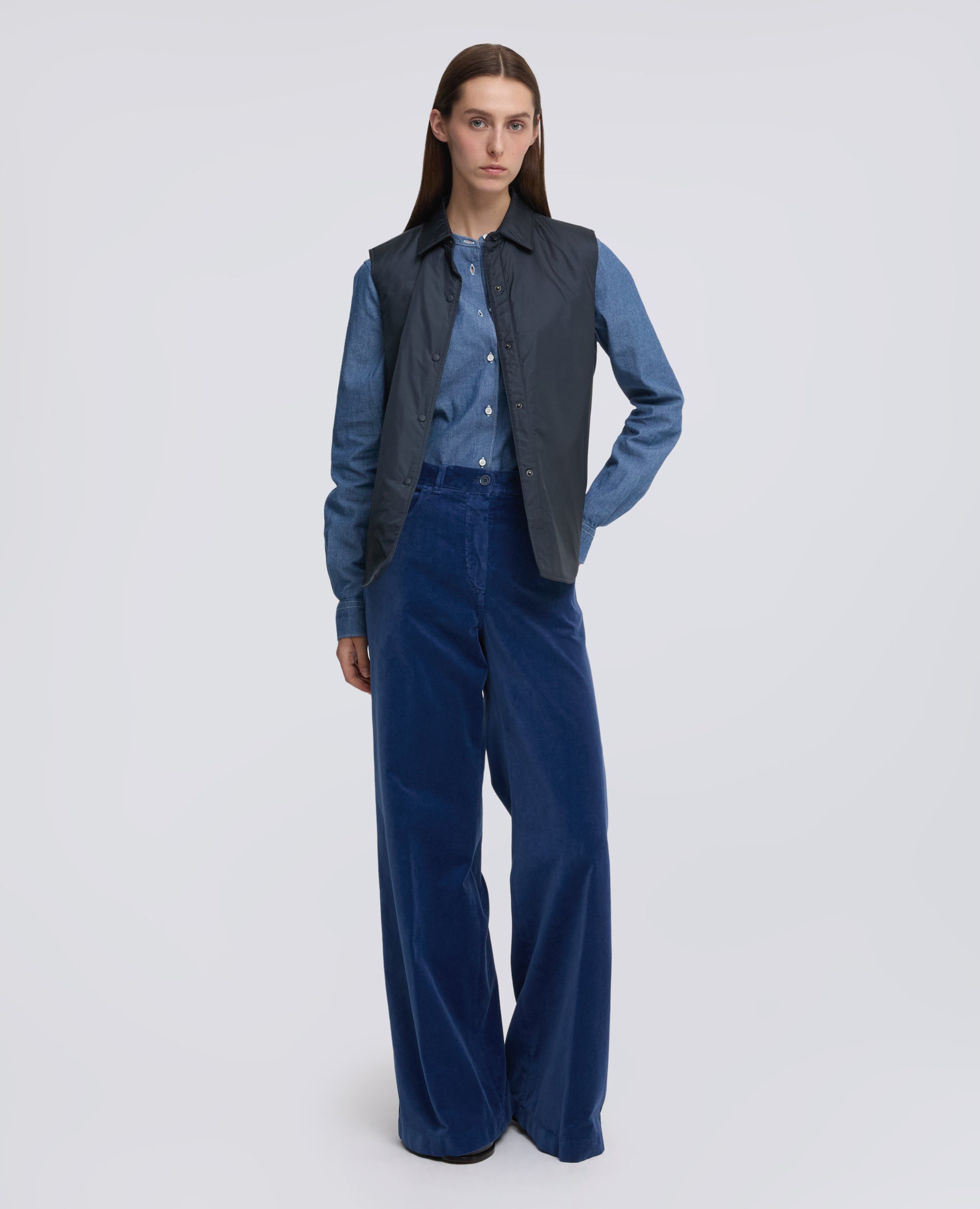 NYLON DOT VEST - BLU - ASPESI