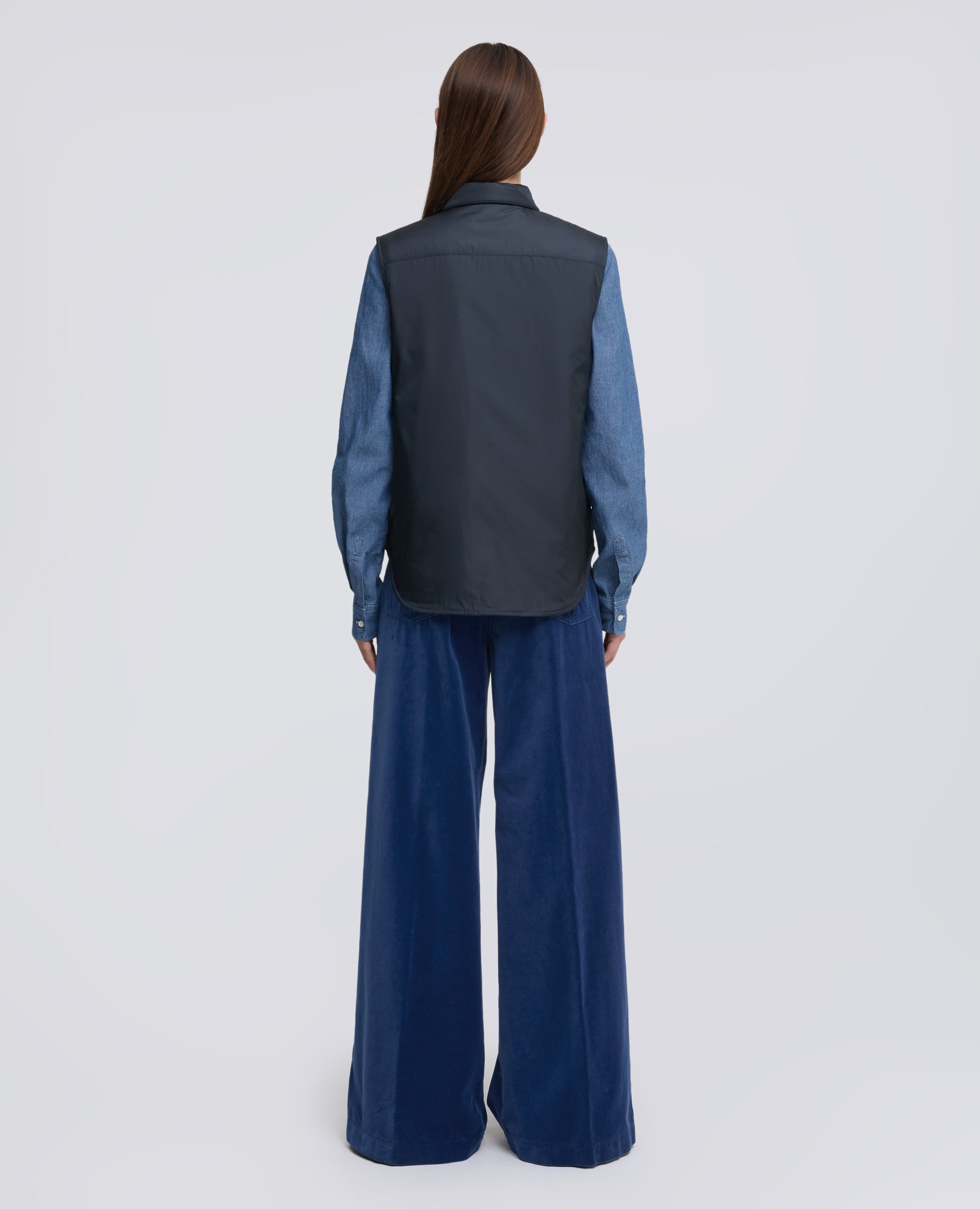 NYLON DOT VEST - BLU - ASPESI
