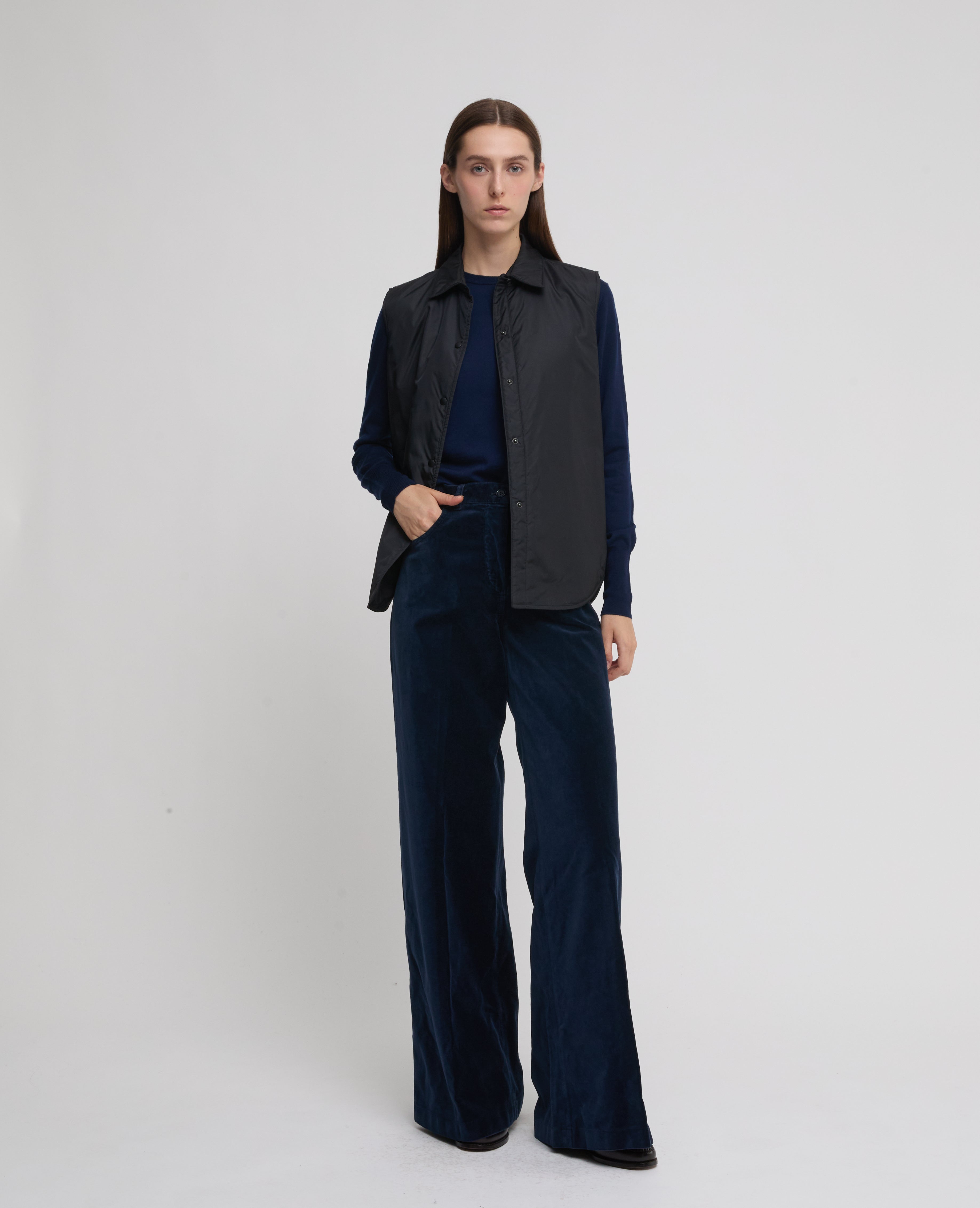GILET DOT IN NYLON - NERO - ASPESI