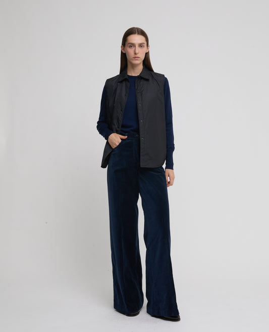 GILET DOT IN NYLON - NERO - ASPESI