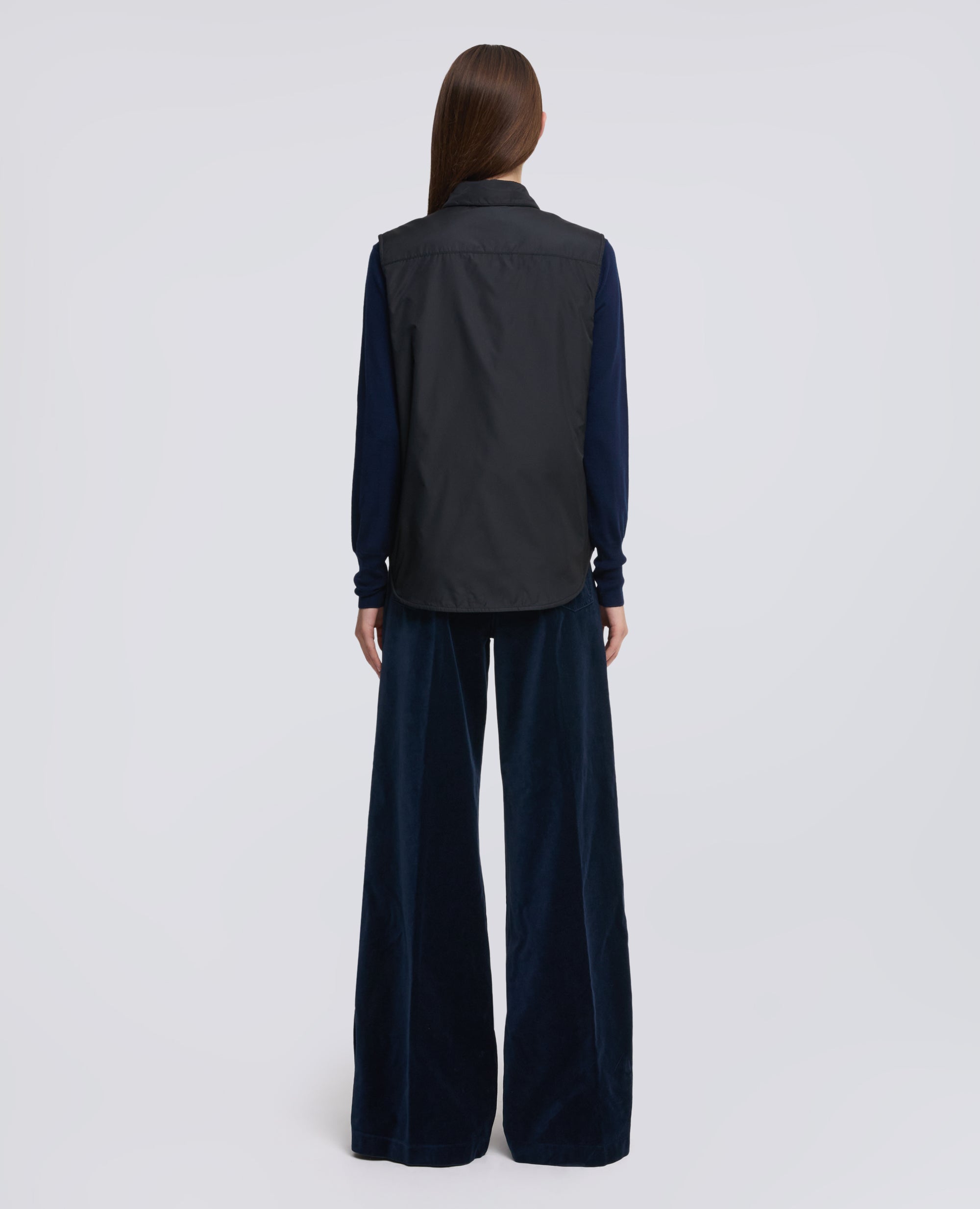 GILET DOT IN NYLON - NERO - ASPESI
