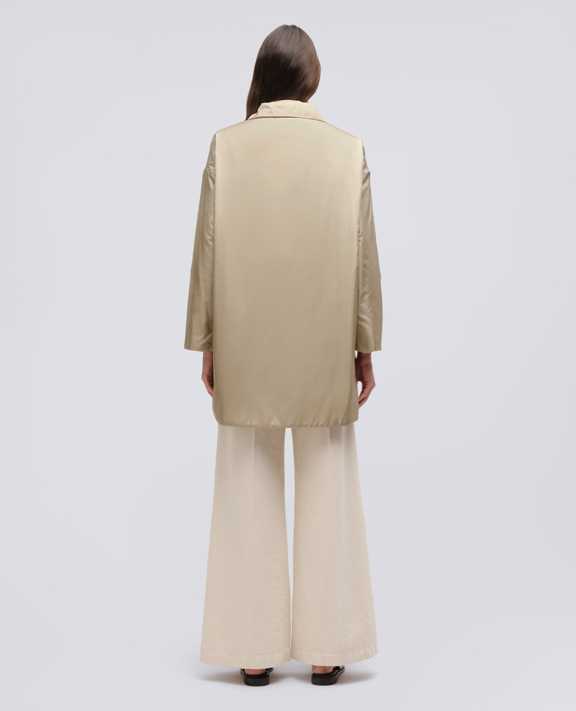 CAPPOTTO TEENA IN NYLON - BEIGE - ASPESI
