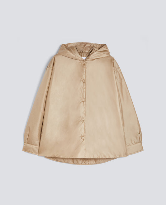 GIUBBOTTO BETH CON CAPPUCCIO - BEIGE - ASPESI
