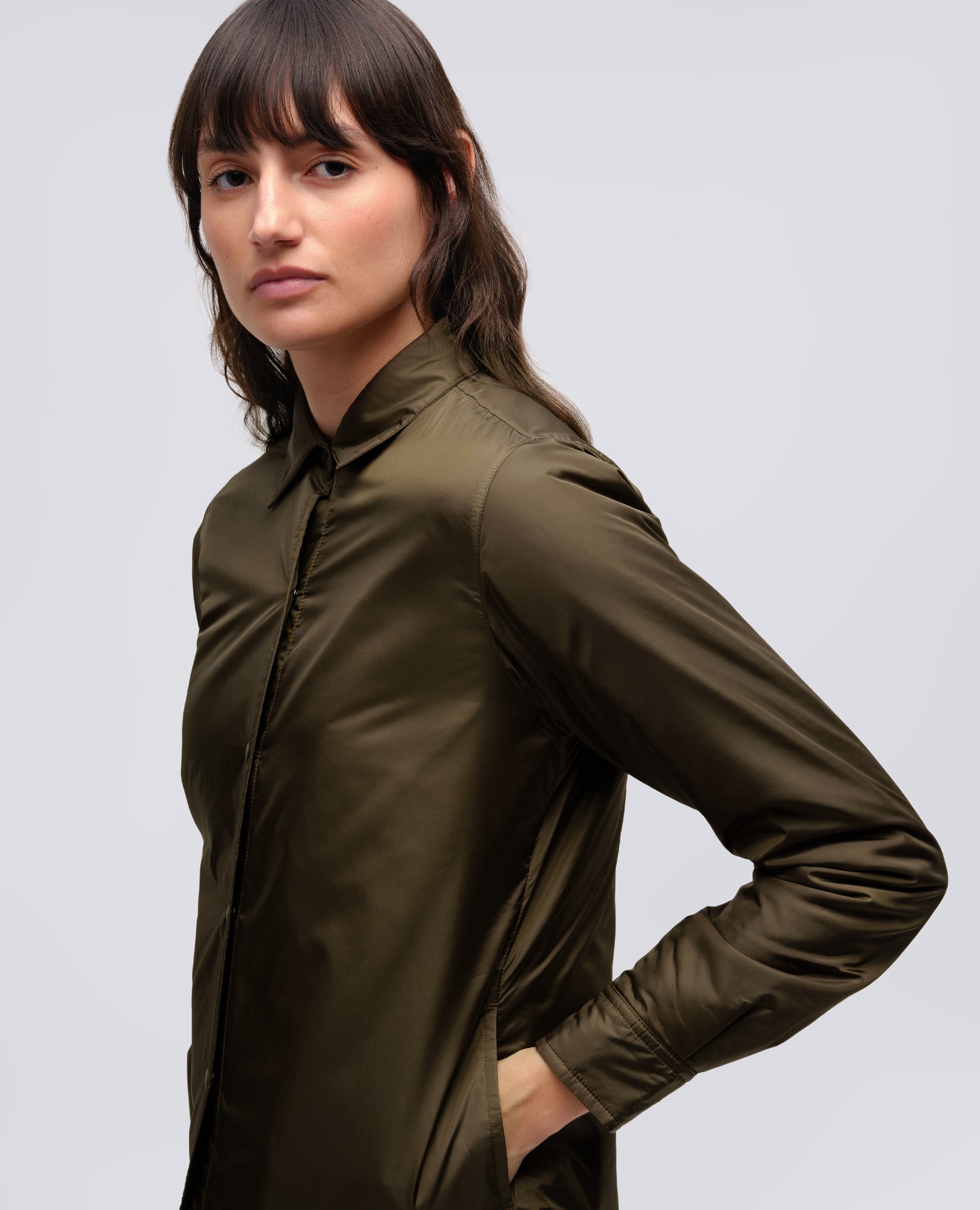 GIACCA CAMICIA GLUE - VERDE - ASPESI