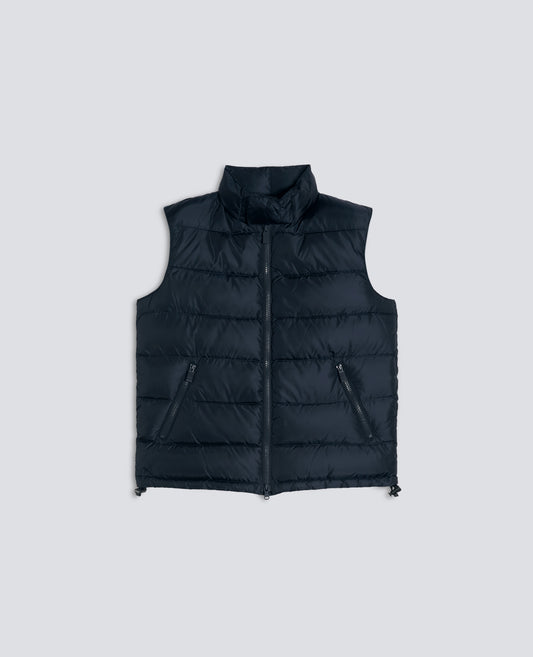 GILET NEW MINNIE IN NYLON RICICLATO - BLU - ASPESI