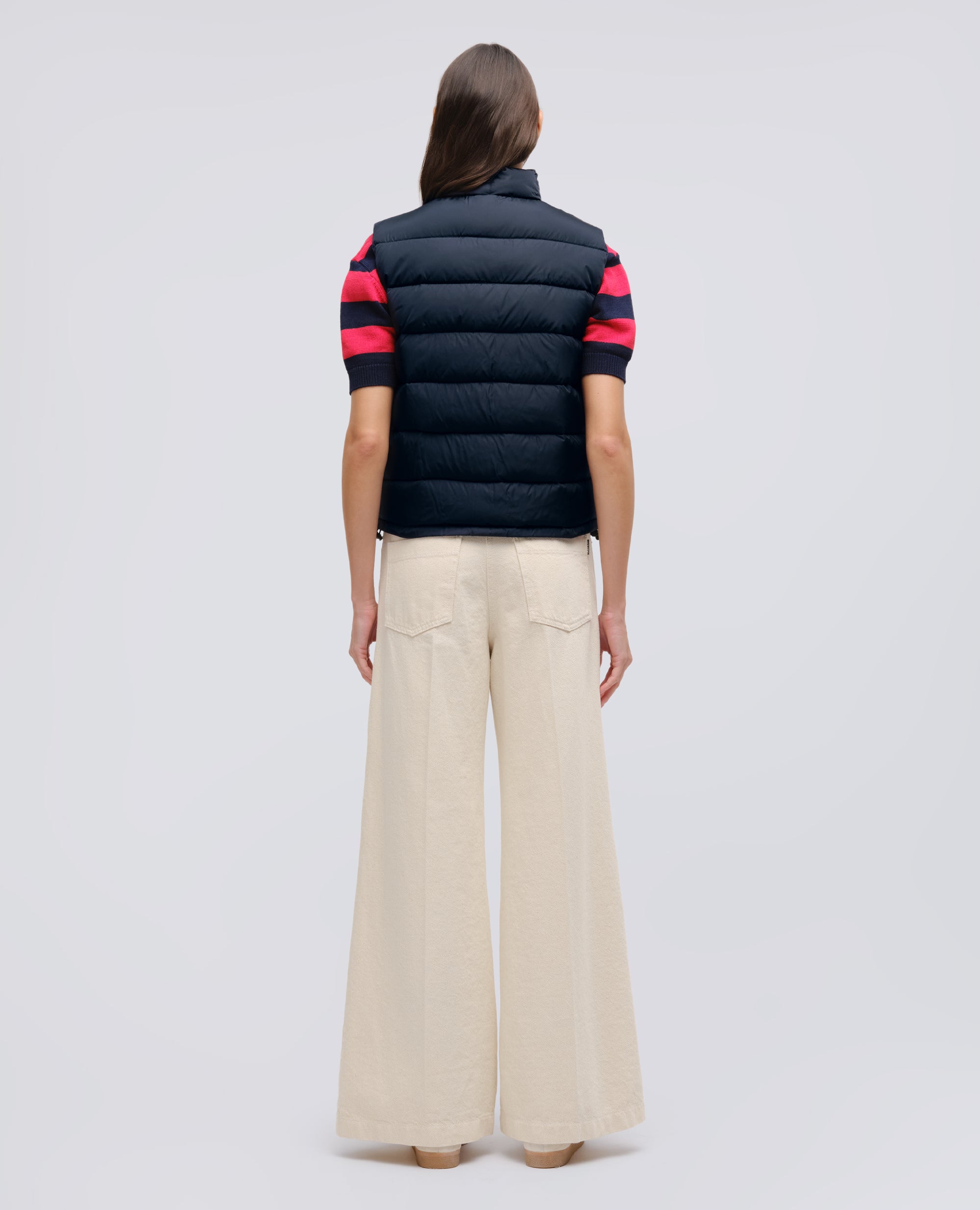 GILET NEW MINNIE IN NYLON RICICLATO - BLU - ASPESI