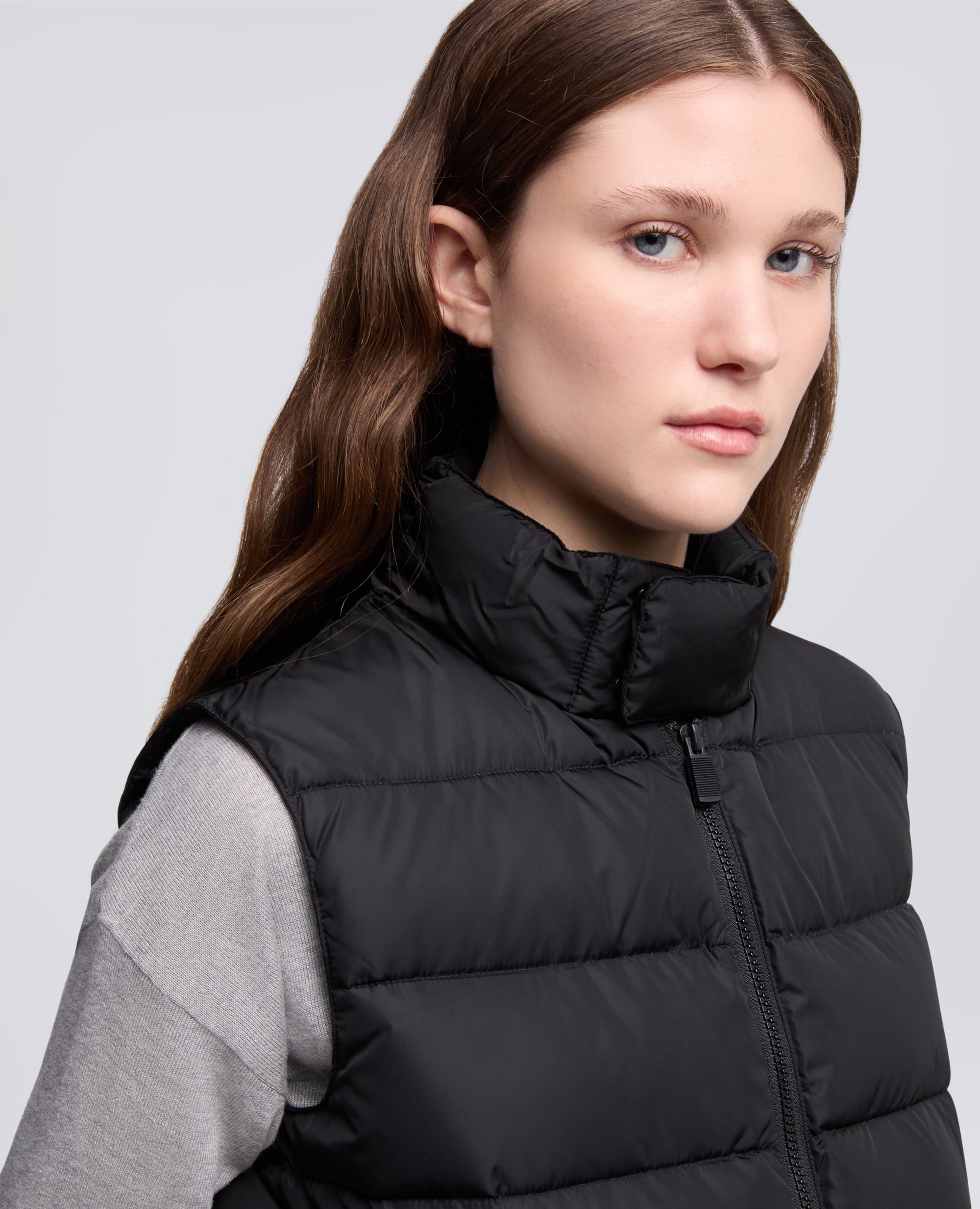 GILET NEW MINNIE IN NYLON RICICLATO - NERO - ASPESI