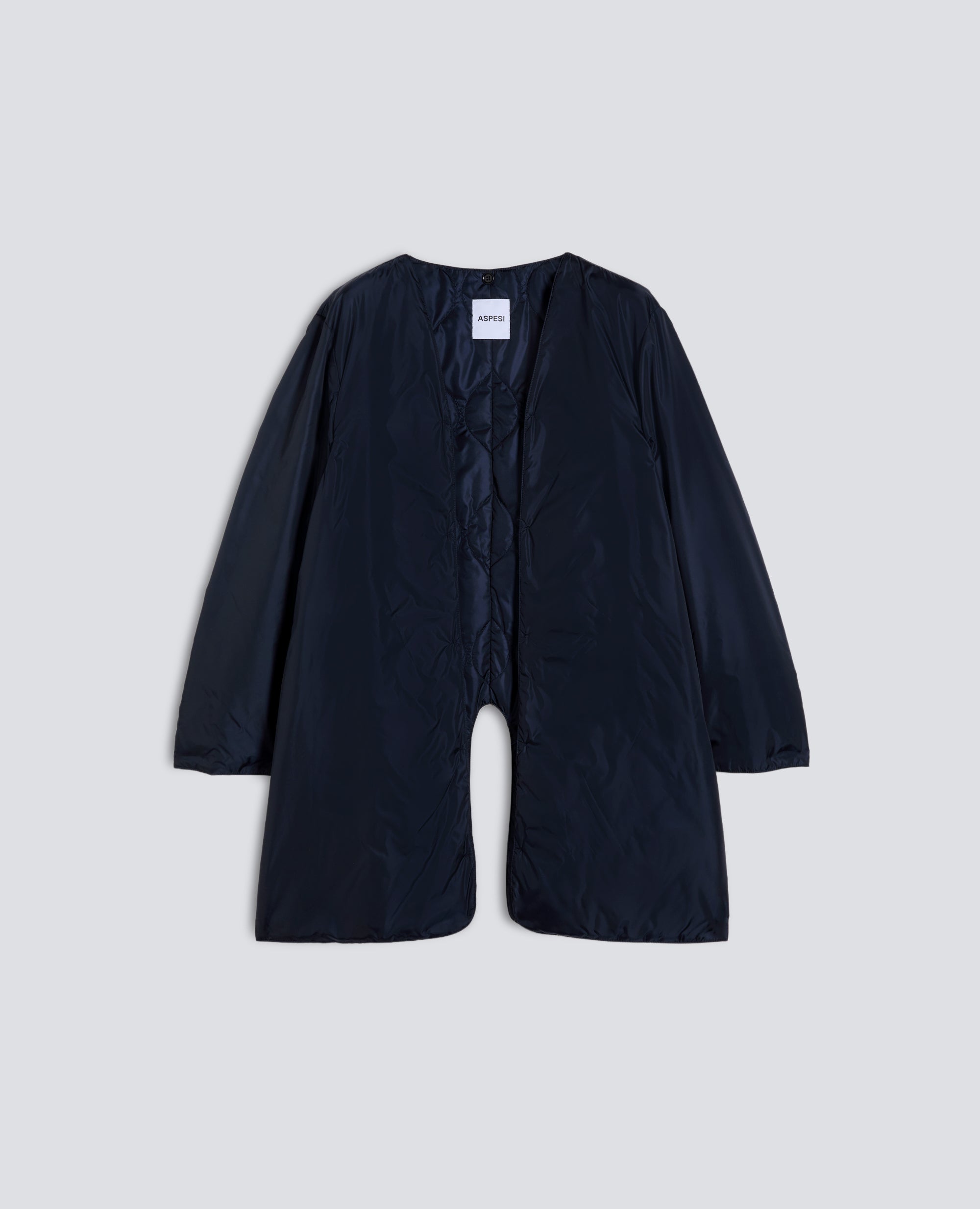 IMPERMEABILE IN POLIESTERE E NYLON COMPATTO - BLU - ASPESI