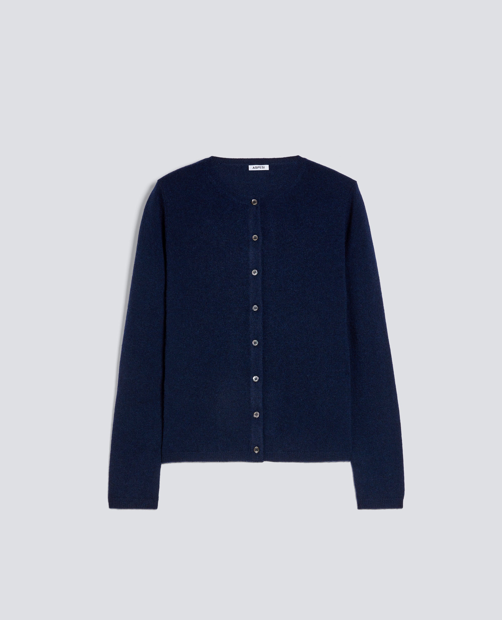 STRICKJACKE AUS KASCHMIR - BLU - ASPESI