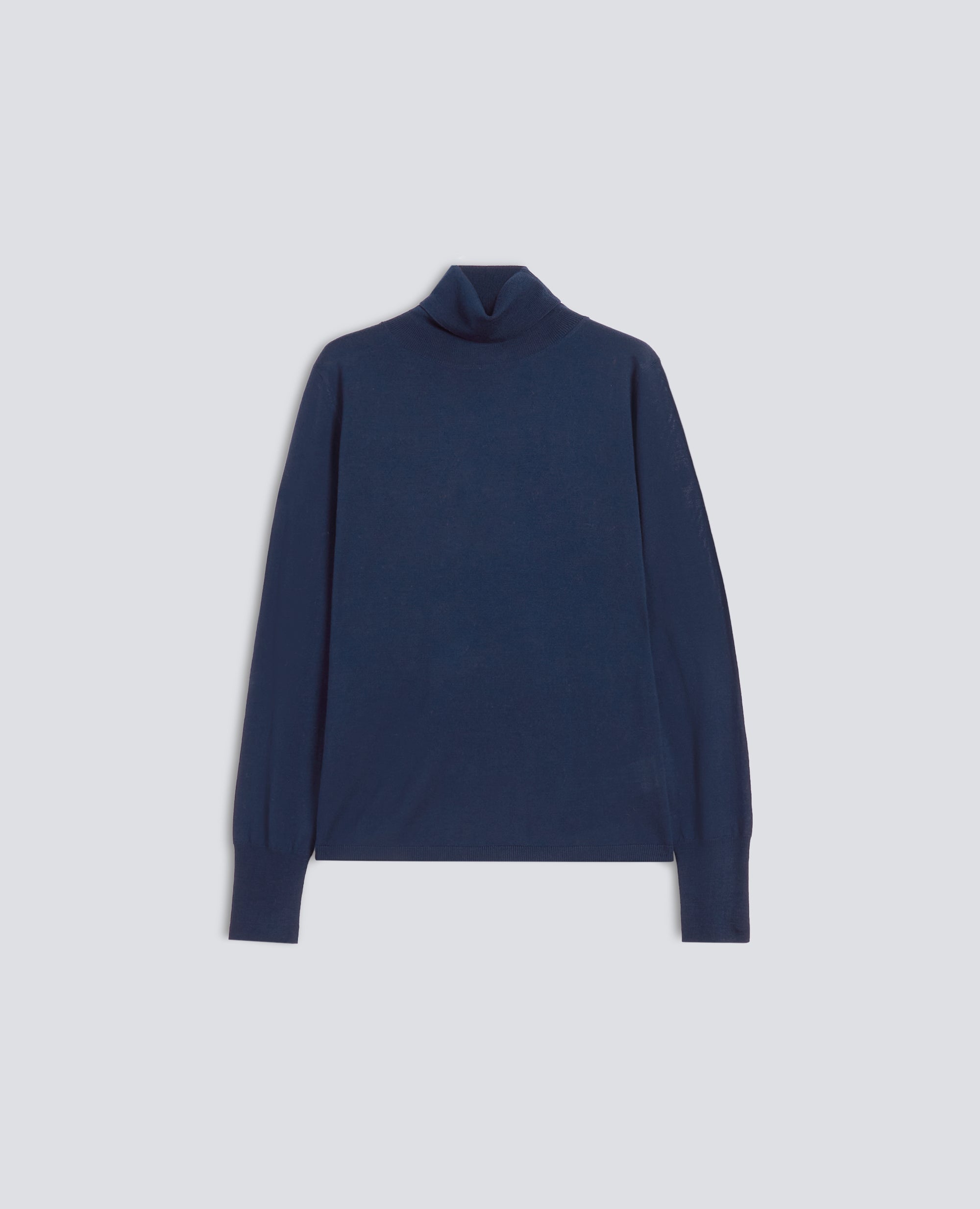 MAGLIA DOLCEVITA IN LANA - BLU - ASPESI