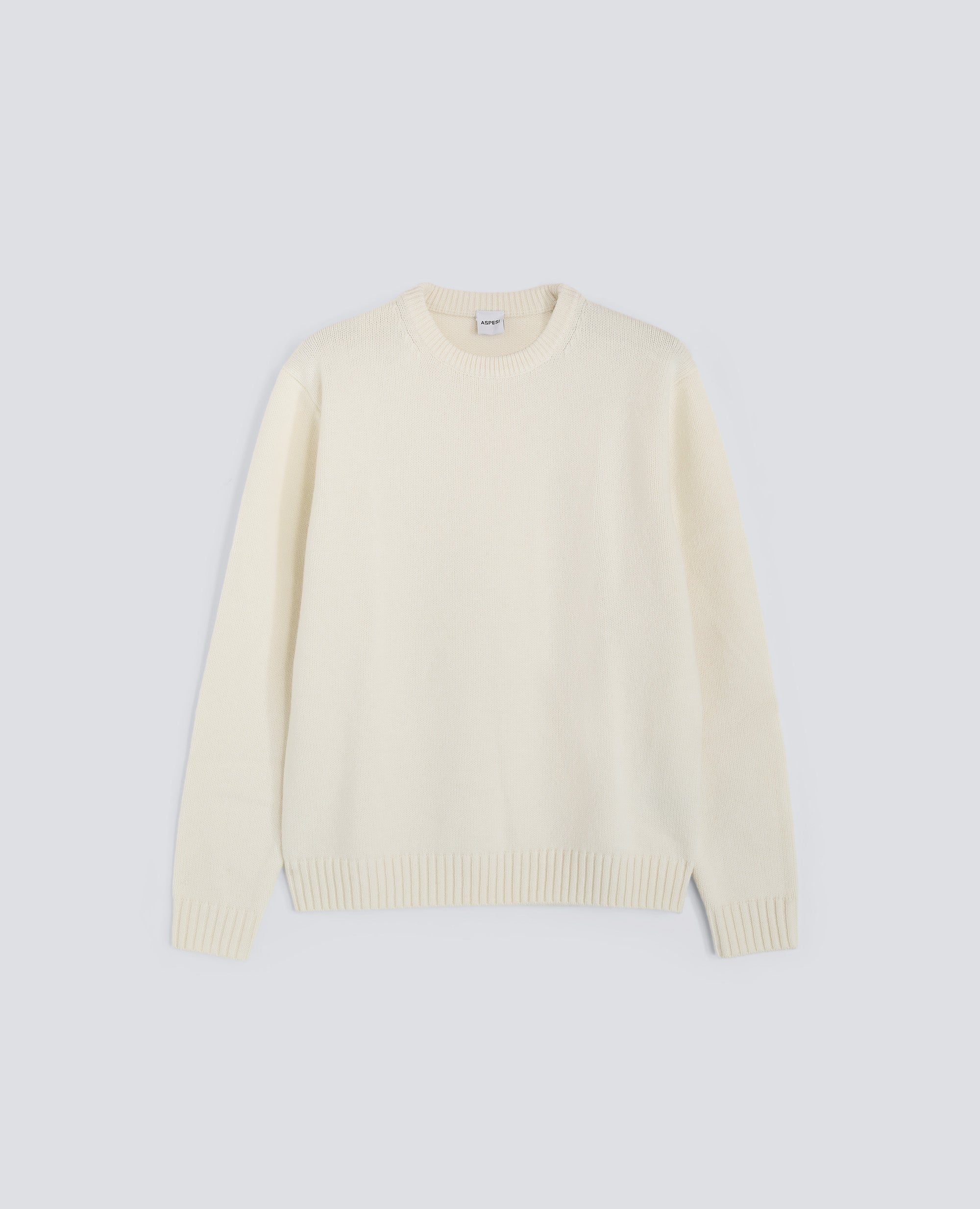 MAGLIA GIROCOLLO IN MISTO LANA - NATURALE - ASPESI