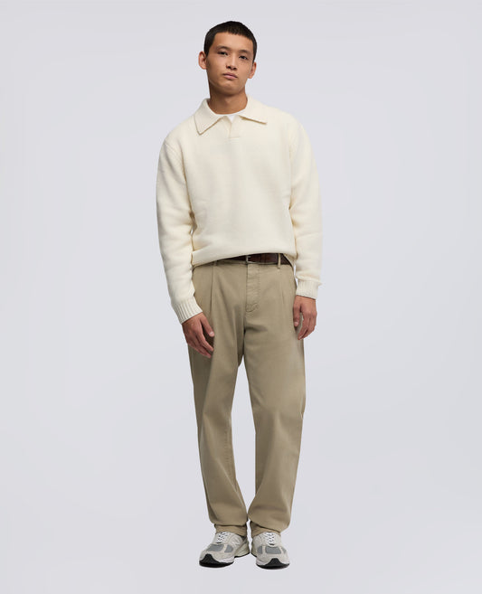 WOLLMISCHUNG-POLOSHIRT - NATURALE - ASPESI