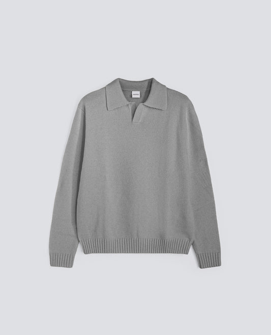 POLO IN MISTO LANA - GRIGIO - ASPESI