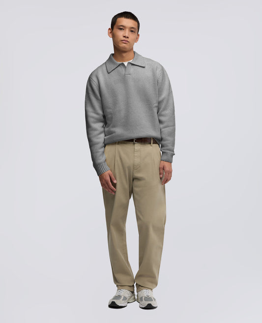 POLO IN MISTO LANA - GRIGIO - ASPESI